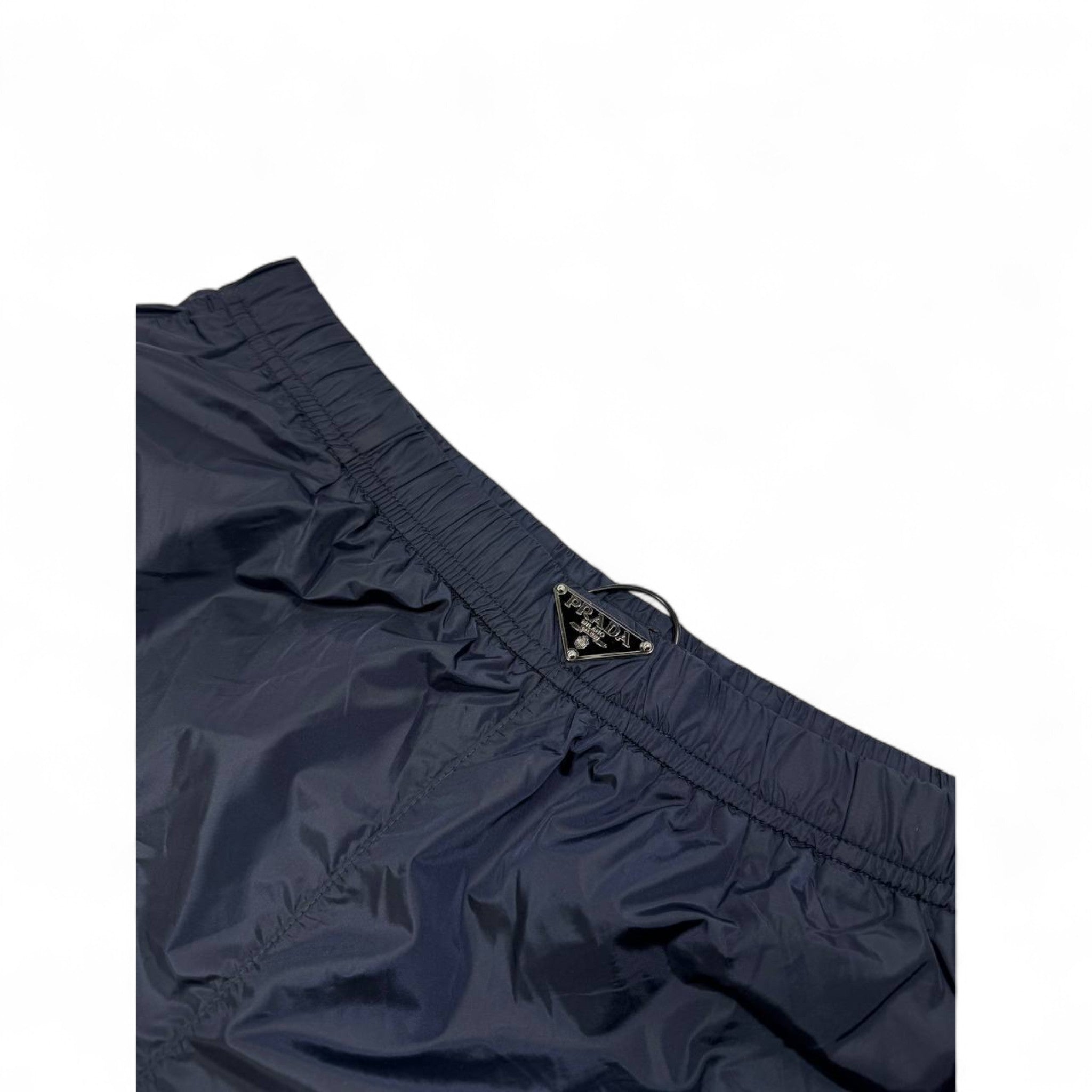 Prada Navy Swim Short β Nylon Minimal Luxury