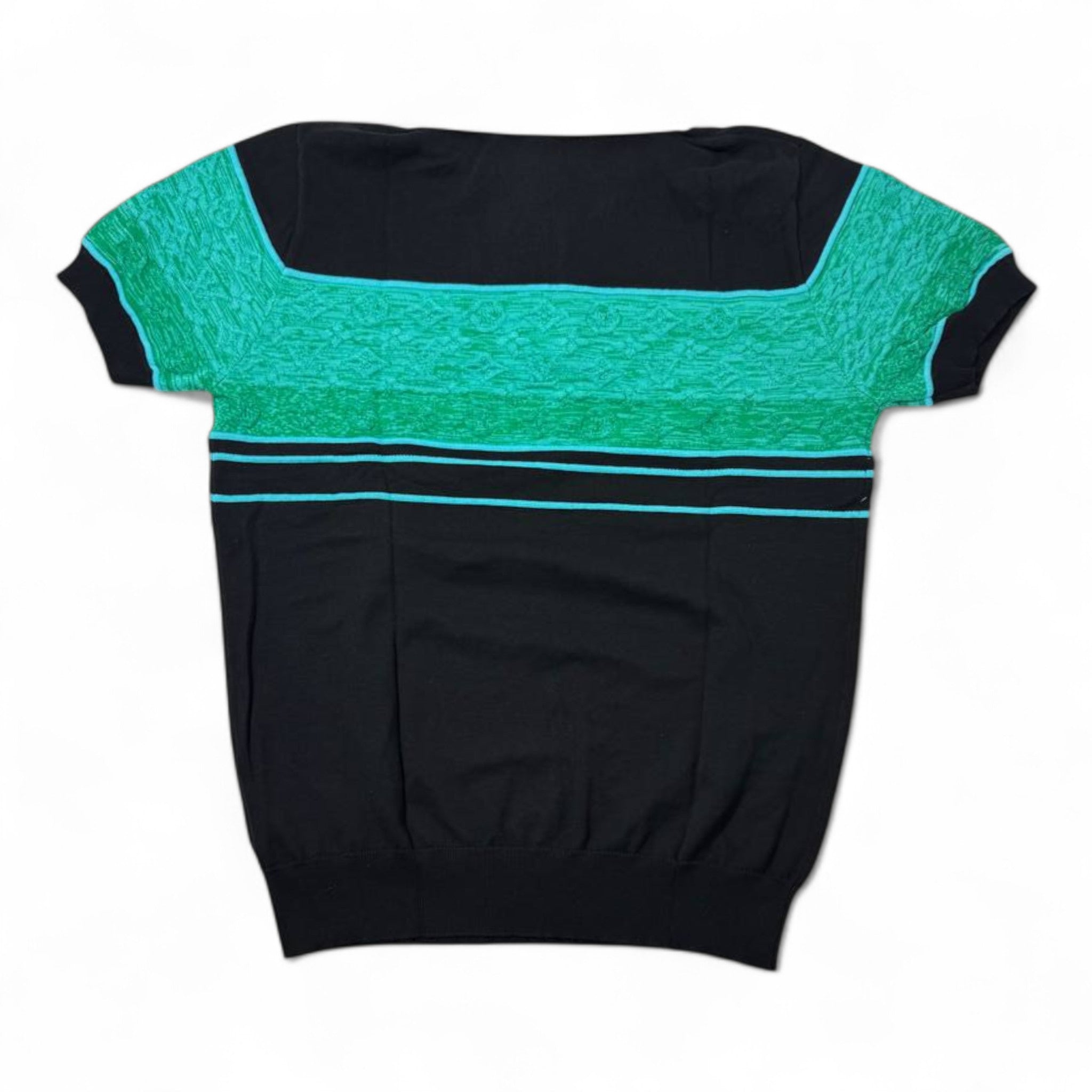 Louis Vuitton Monogram Panel Polo – Green Jacquard x White Collar Edition