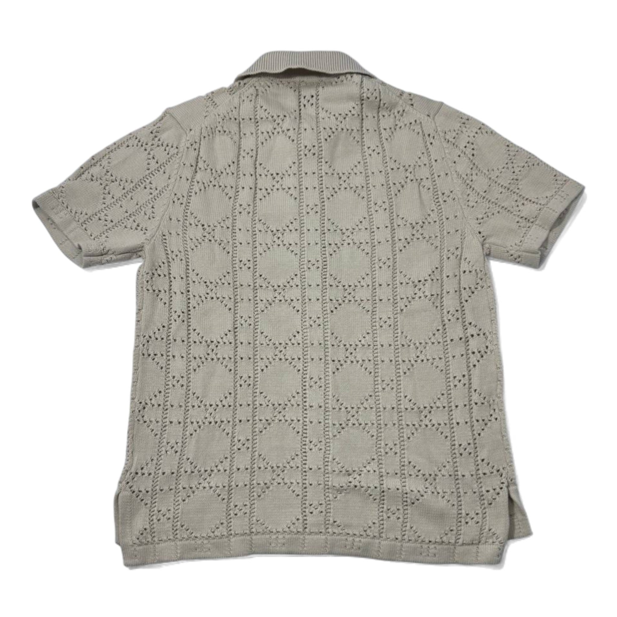 Dior Beige Crochet Knit Shirt β Soft Texture, Subtle Luxury