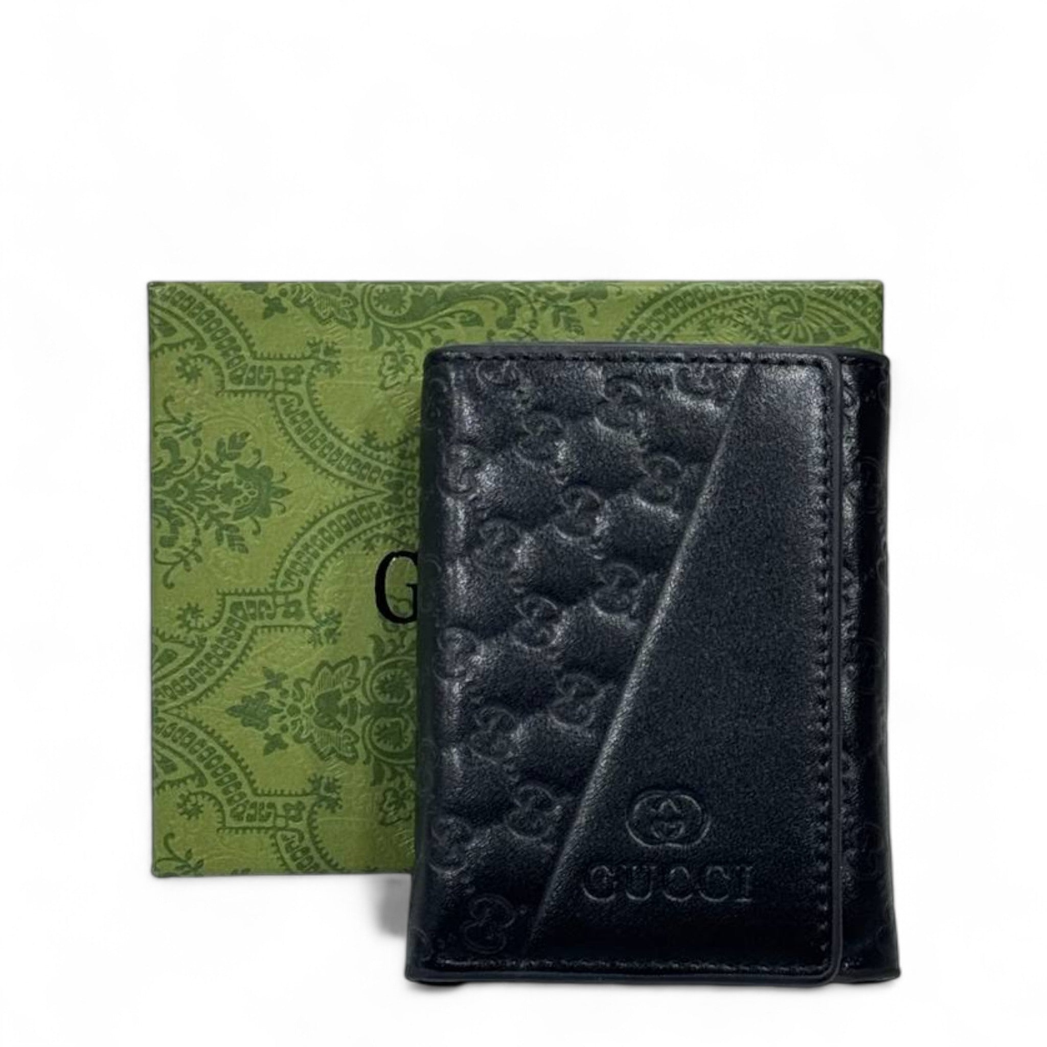 π€ Gucci Black Monogram Wallet β Iconic Elegance, Modern Sophistication