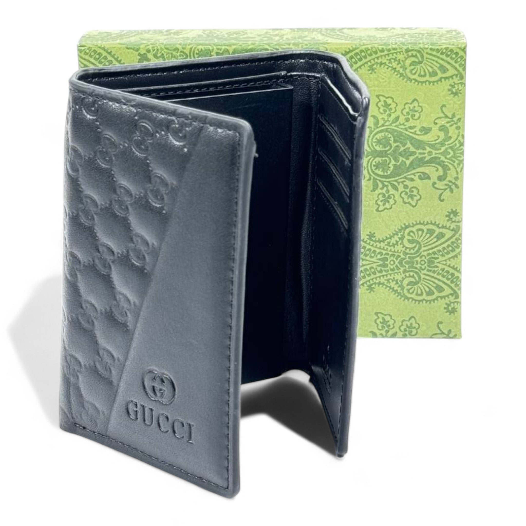 π€ Gucci Black Monogram Wallet β Iconic Elegance, Modern Sophistication