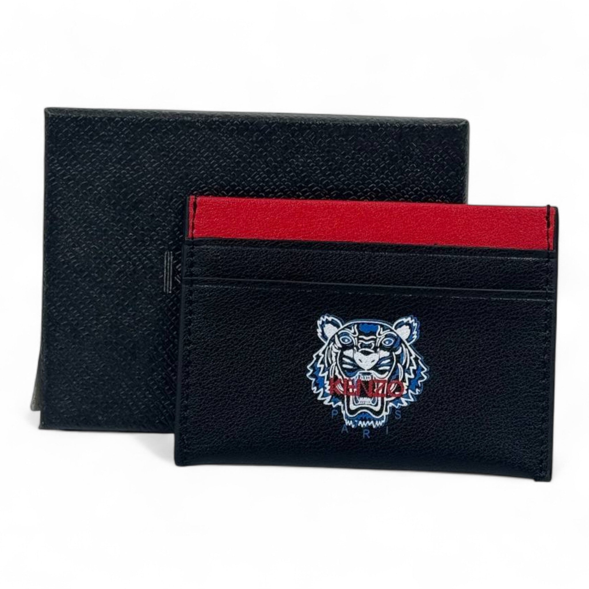đ
Kenzo Paris Black & Red Tiger Card Holder â Bold, Urban, Iconic