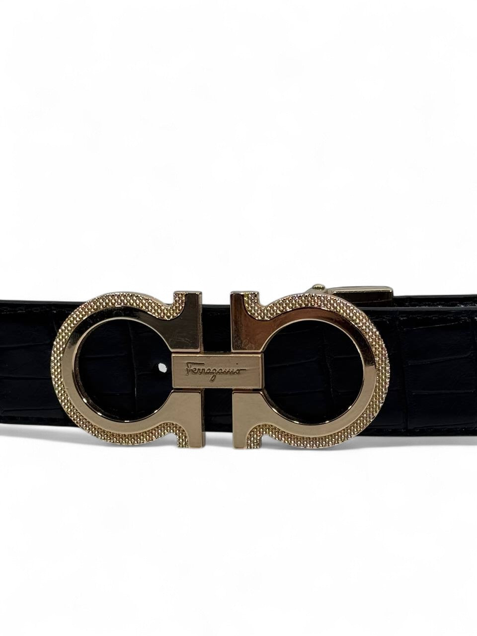 Ferragamo Signature Gancini Belt đź–¤ (115 cm) | Double-Faced Black & Brown Elegance