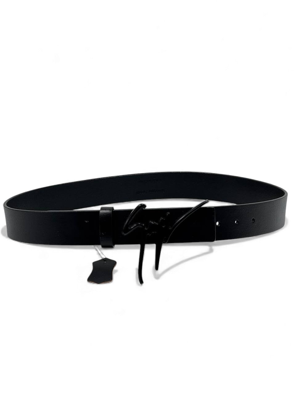 🖤 Giuseppe Zanotti Signature Belt – All Black Edition (115 cm) 🖤