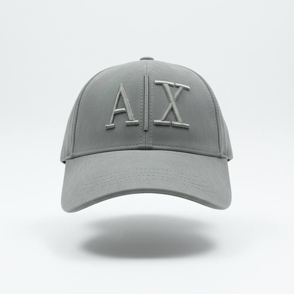 A|X Armani Exchange Grey Logo Baseball Cap π©Άπ§’β¨π₯