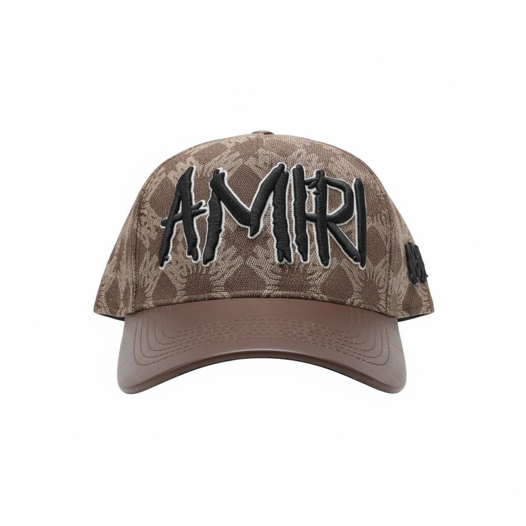 AMIRI Monogram Brown Logo Cap π€π§’π₯