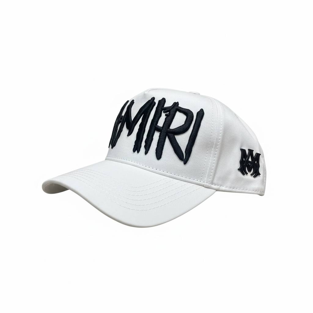 AMIRI White Mesh Trucker Cap π€π€π₯