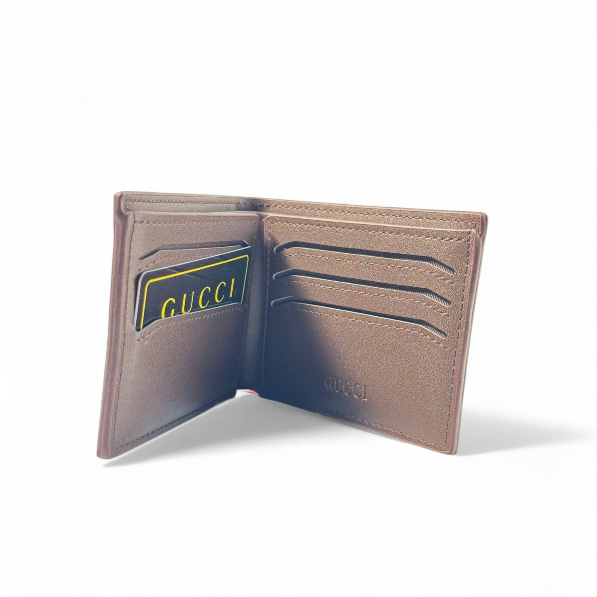 Gucci Beige Checkered Wallet with Black GG Logo πβ¨