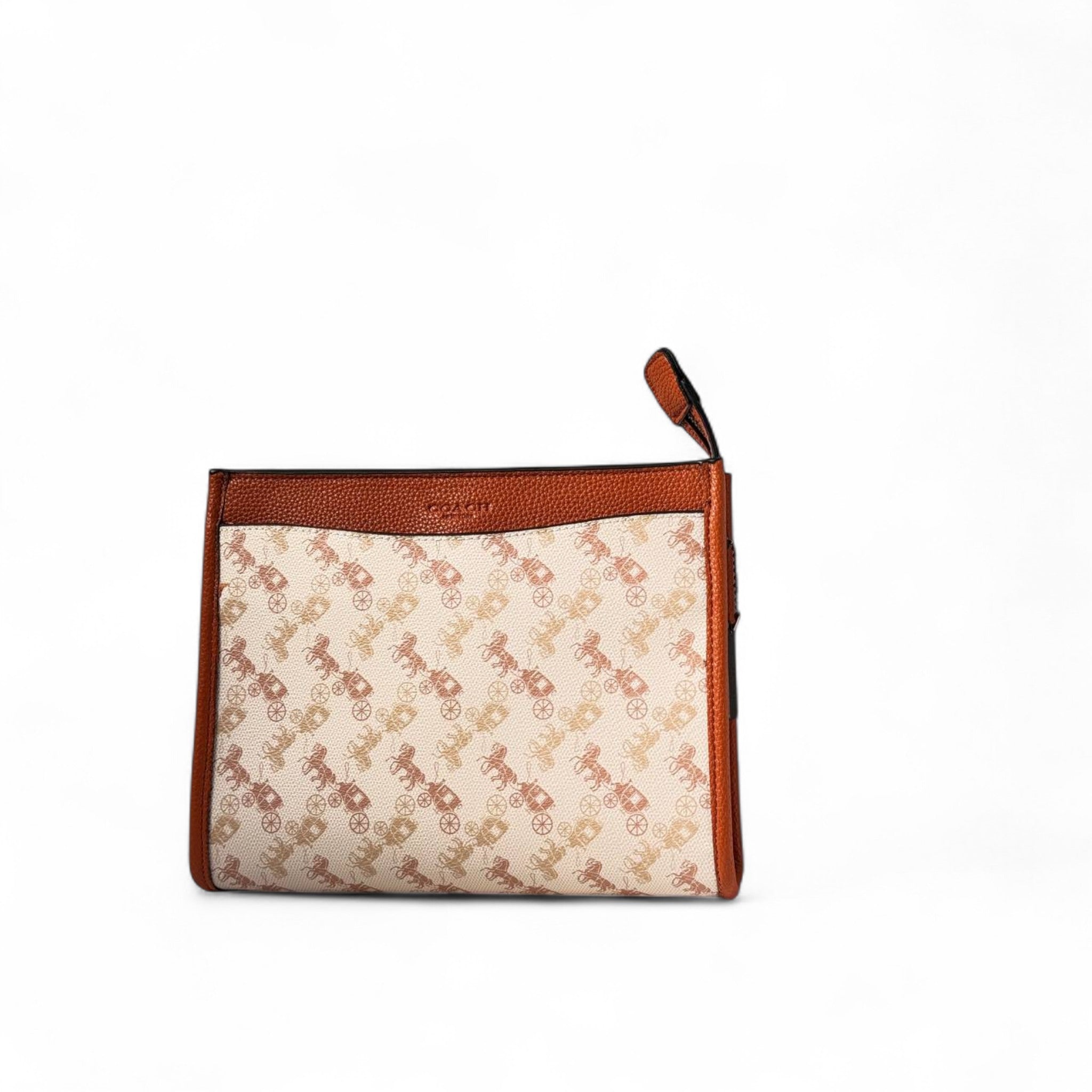 Coach Horse & Carriage Canvas Wristlet Clutch | Signature Elegance πβ¨
