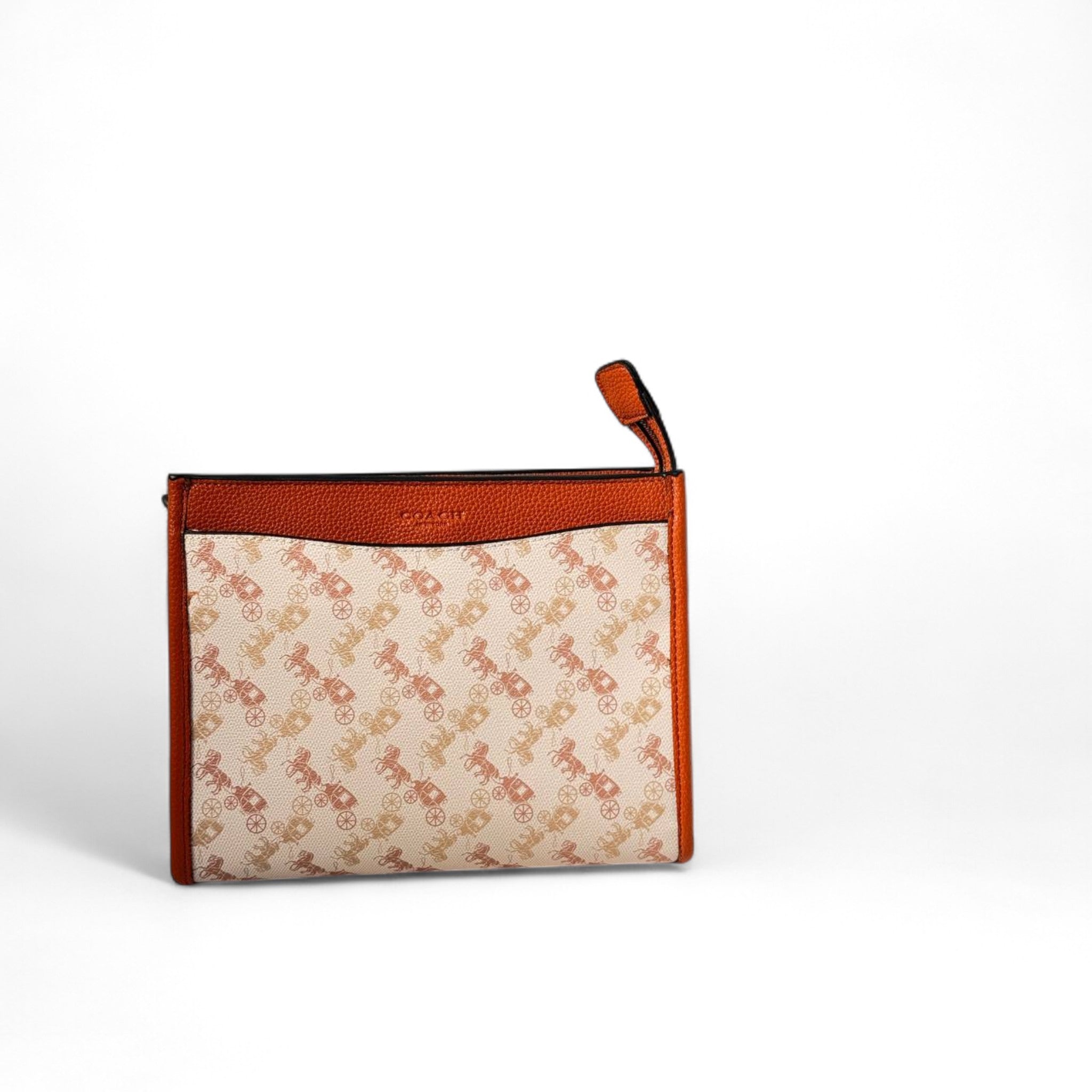Coach Horse & Carriage Canvas Wristlet Clutch | Signature Elegance πβ¨