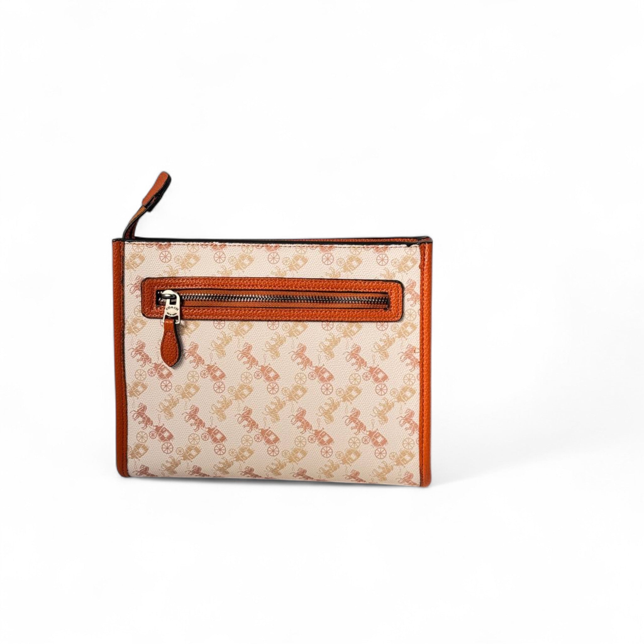Coach Horse & Carriage Canvas Wristlet Clutch | Signature Elegance πβ¨