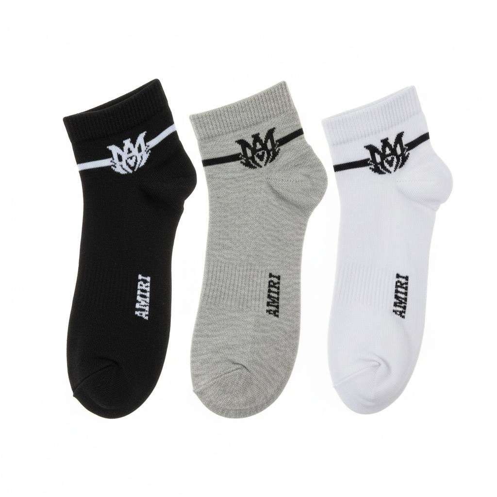 AMIRI Low-Cut Socks 6-Pack π€π€π©Ά | Premium Cotton Comfort Everyday Essential