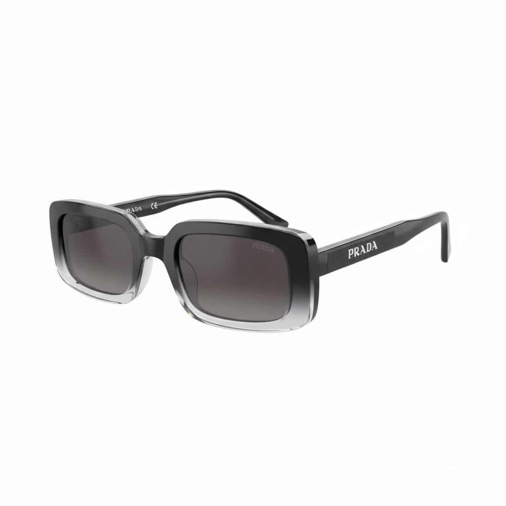 Prada Black & Grey Gradient Square Sunglasses πΆοΈ | Luxury Statement Frame