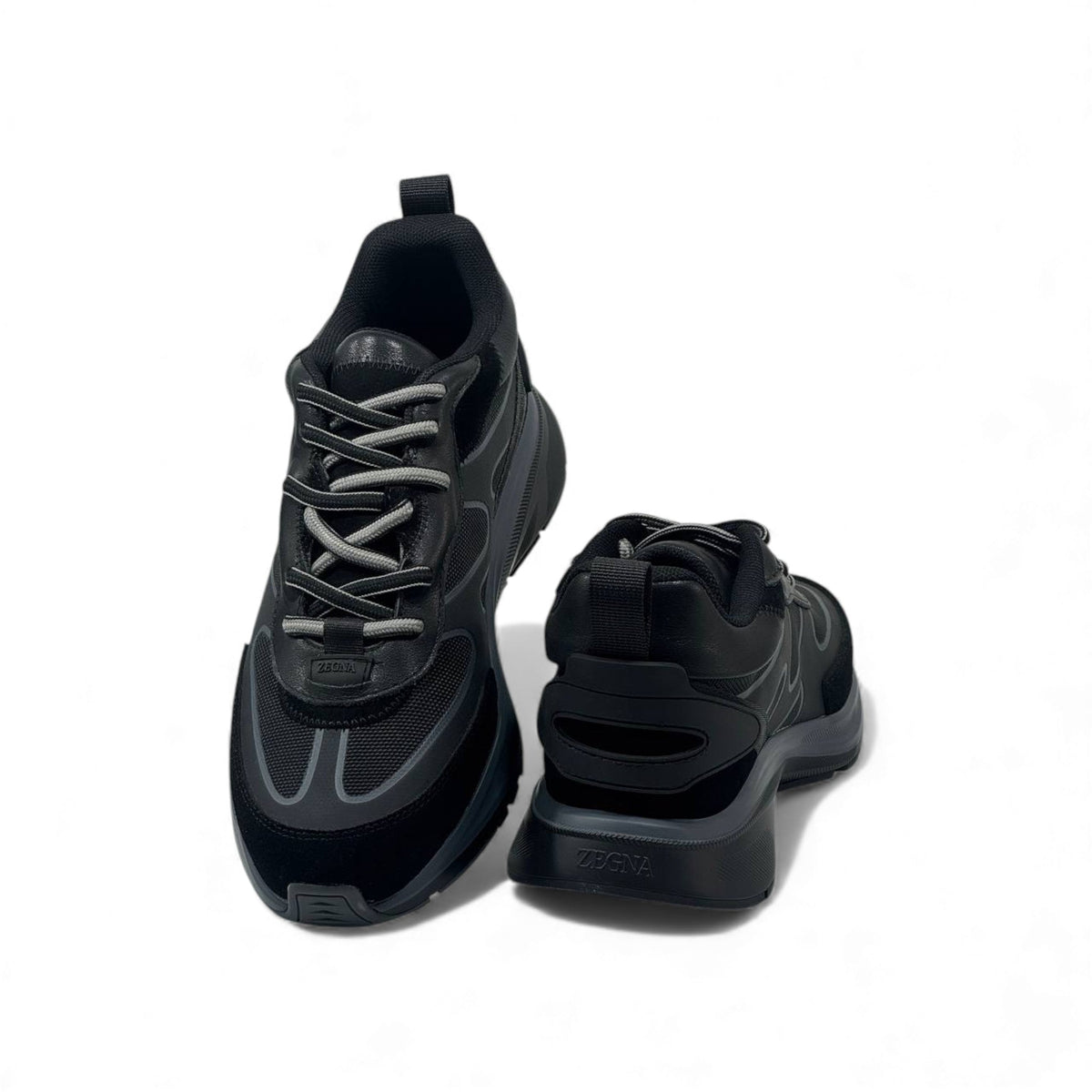 ⚫ Zegna Black Active Sneakers – Luxury Performance in Motion 👟