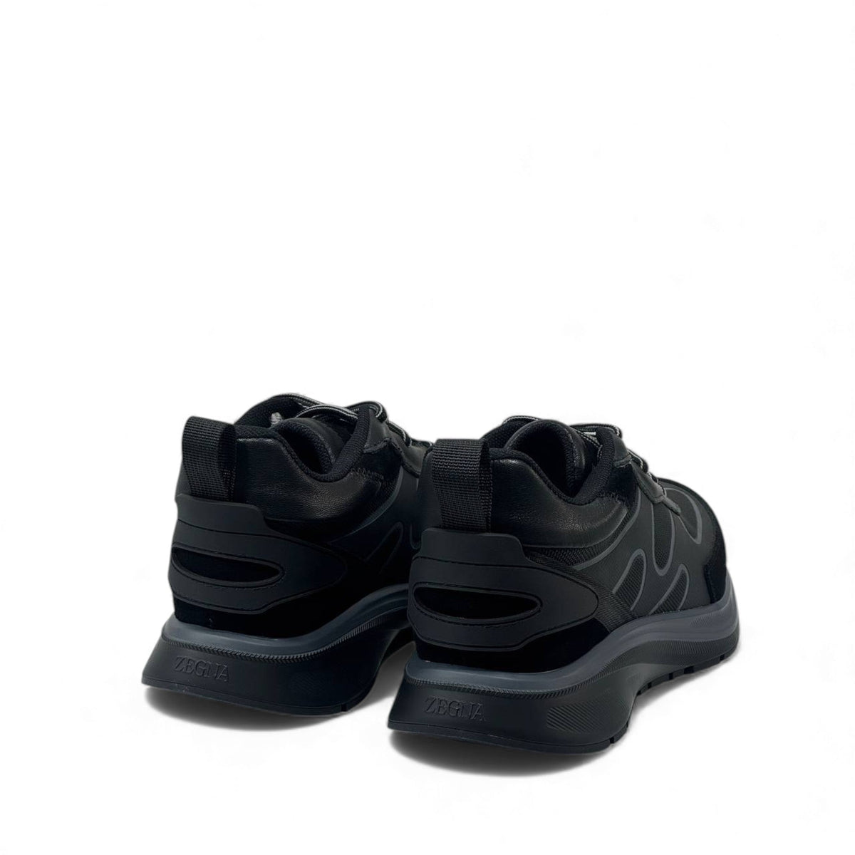 ⚫ Zegna Black Active Sneakers – Luxury Performance in Motion 👟