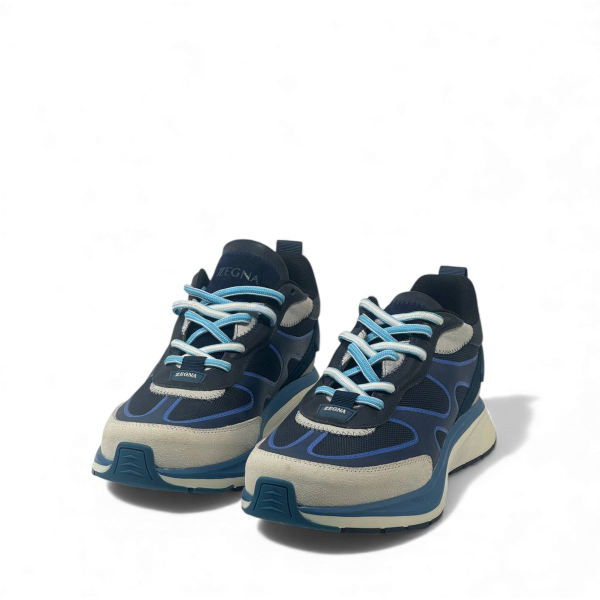 Zegna Active Sneakers — Blue