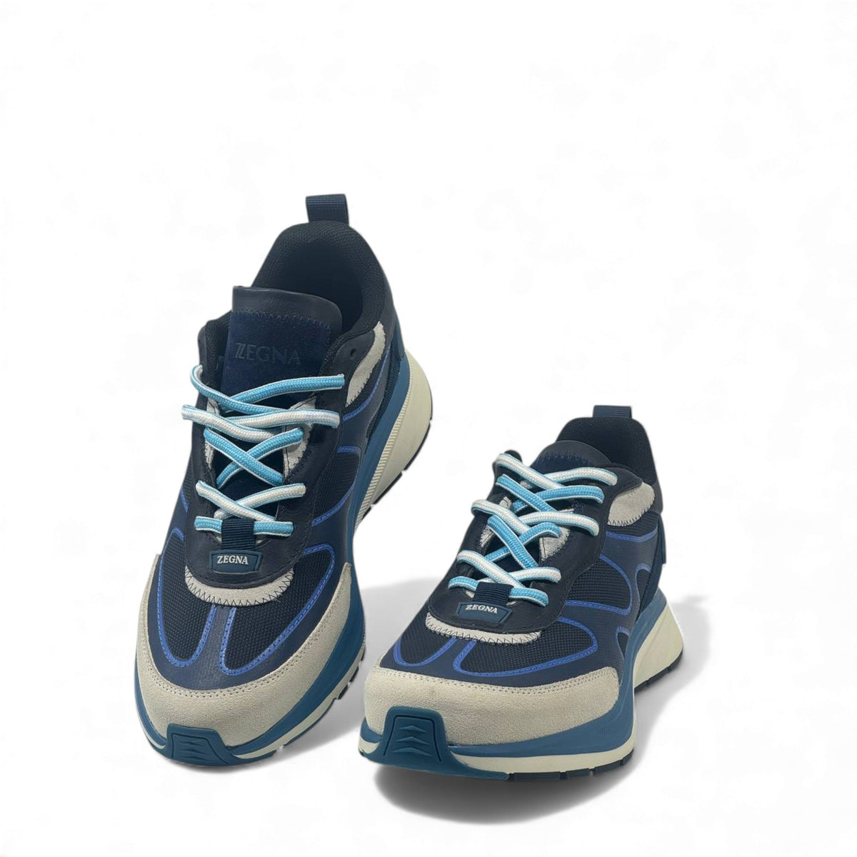 Zegna Active Sneakers — Blue