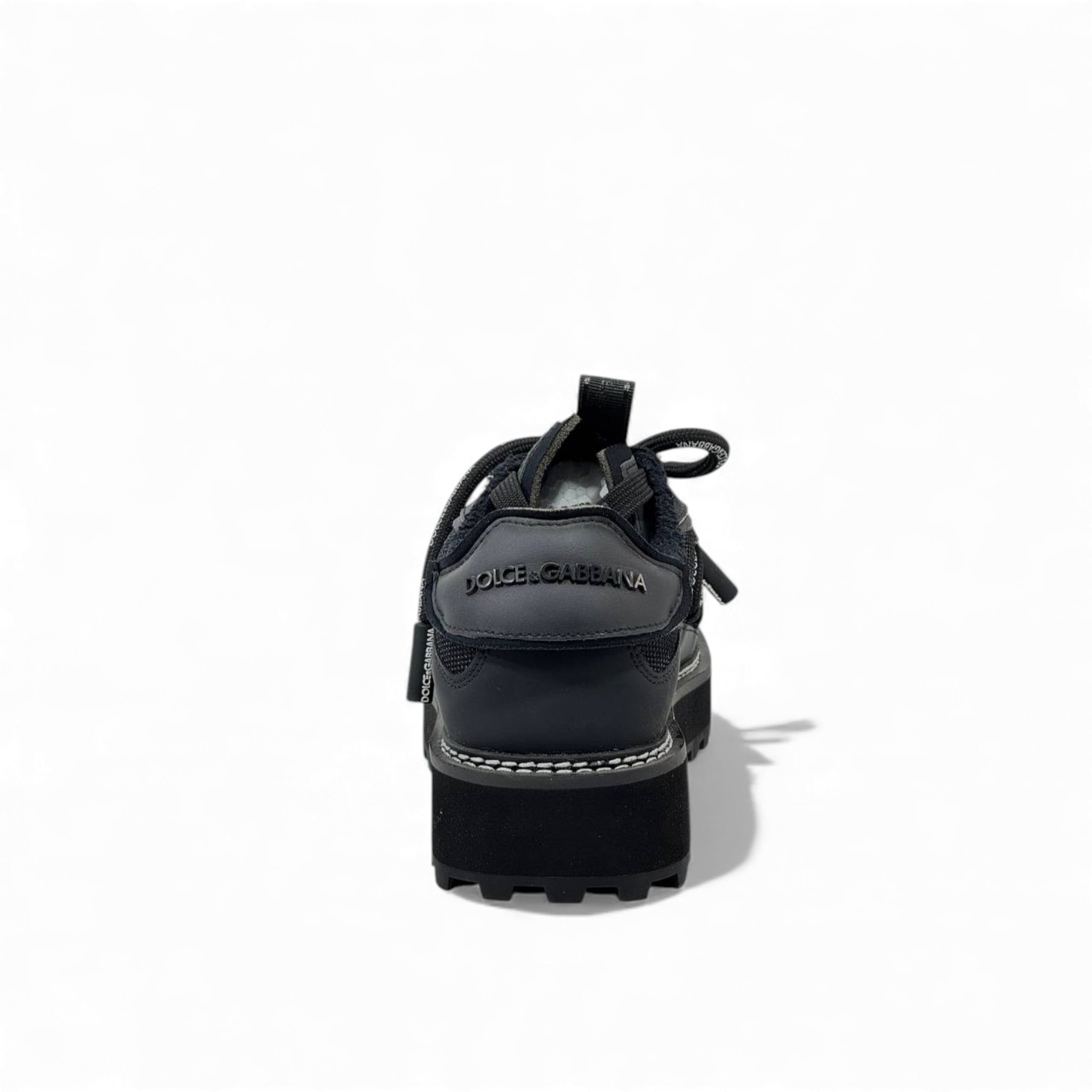 Dolce & Gabbana NS1 Trek Sneakers – Rugged Luxury in All Black ⚡