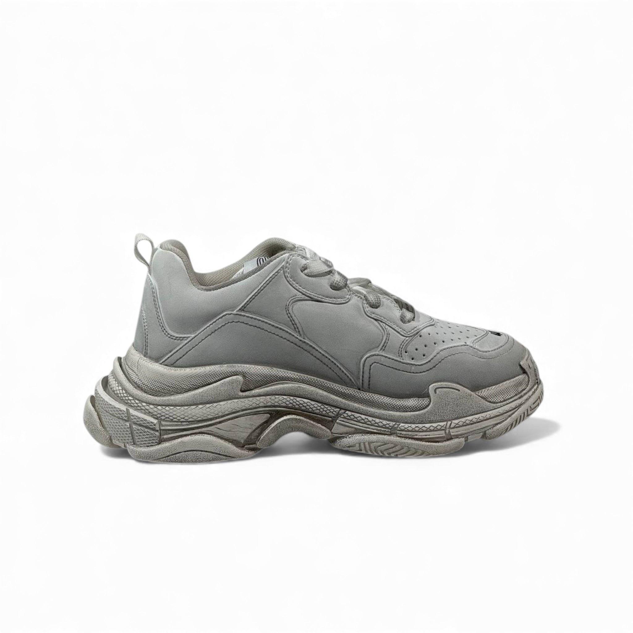 Balenciaga Triple S β White Monolith Edition π