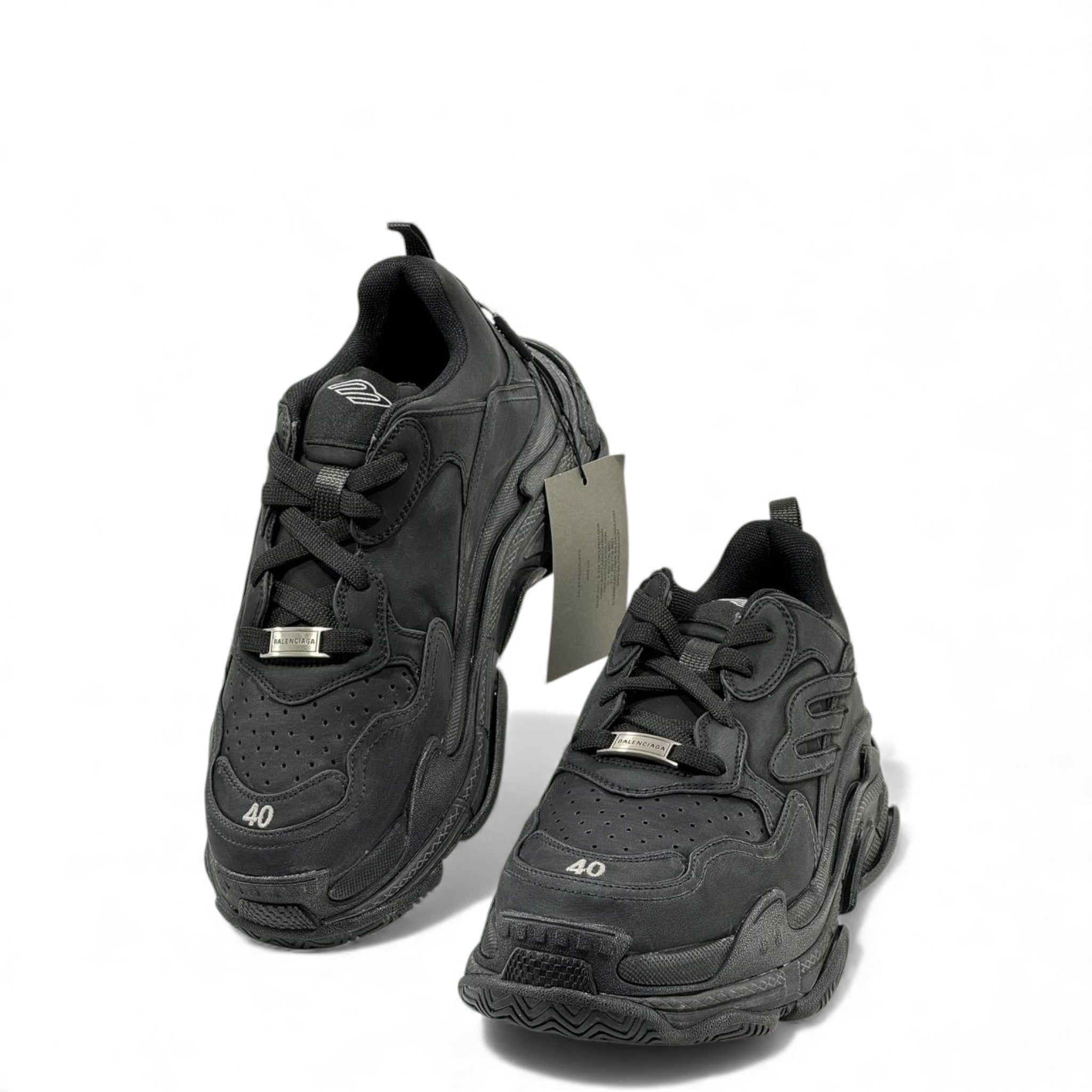 Balenciaga Triple S β All Black Stealth Edition π€
