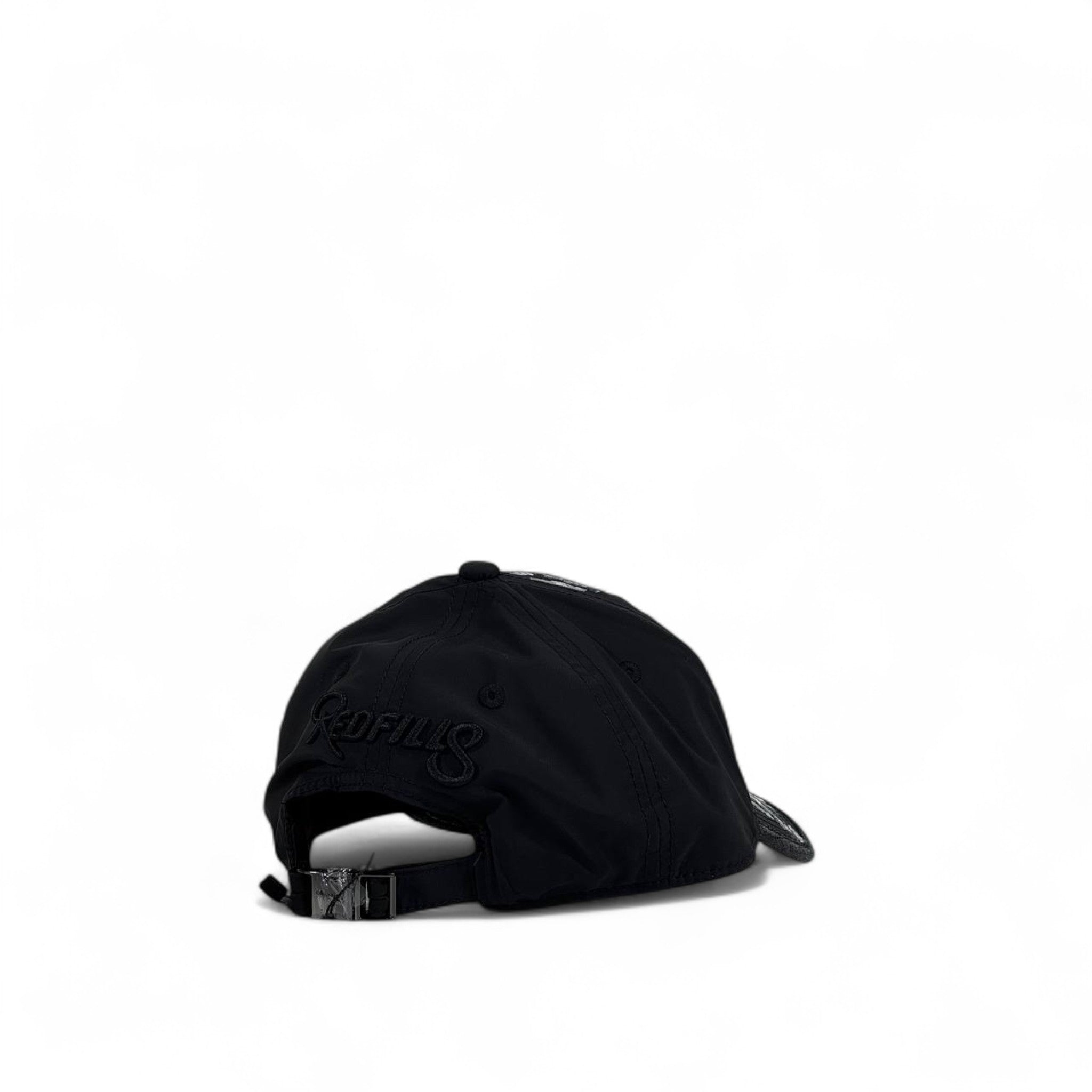 Redfills Paris AKM47 Cap – Black with White Embroidery & Glitter Logo 🧢