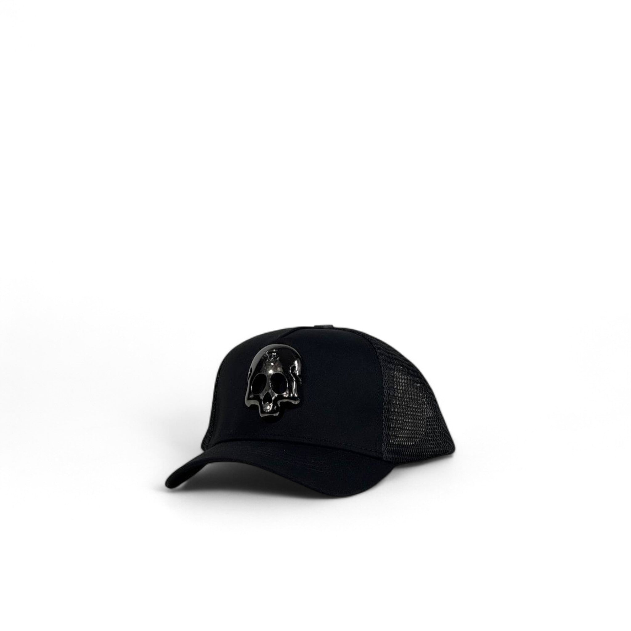 Philipp Plein Style Black Skull Trucker Cap 🖤💀 | Luxury Streetwear