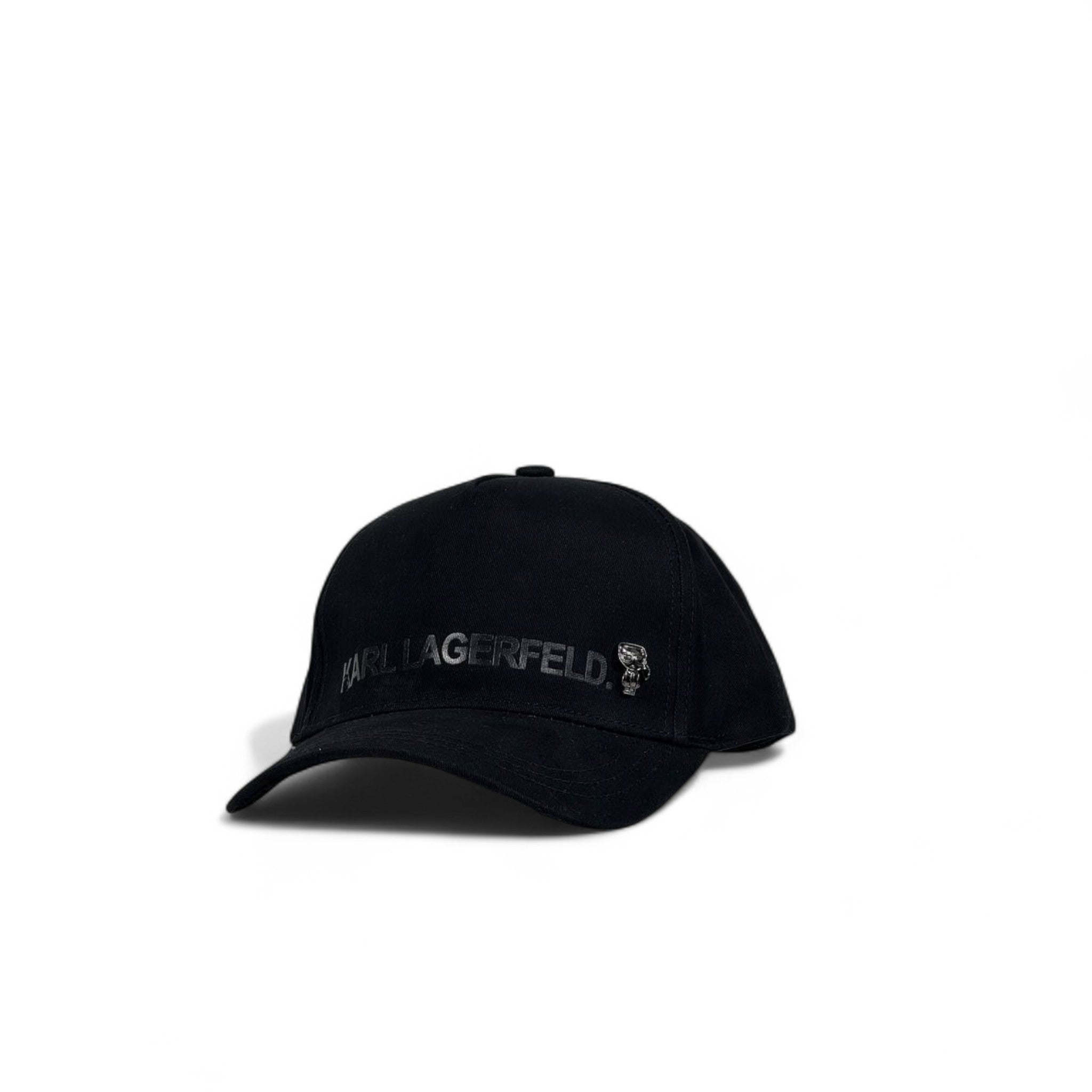 Karl Lagerfeld Style Black Logo Baseball Cap đź–¤ | Luxury Streetwear