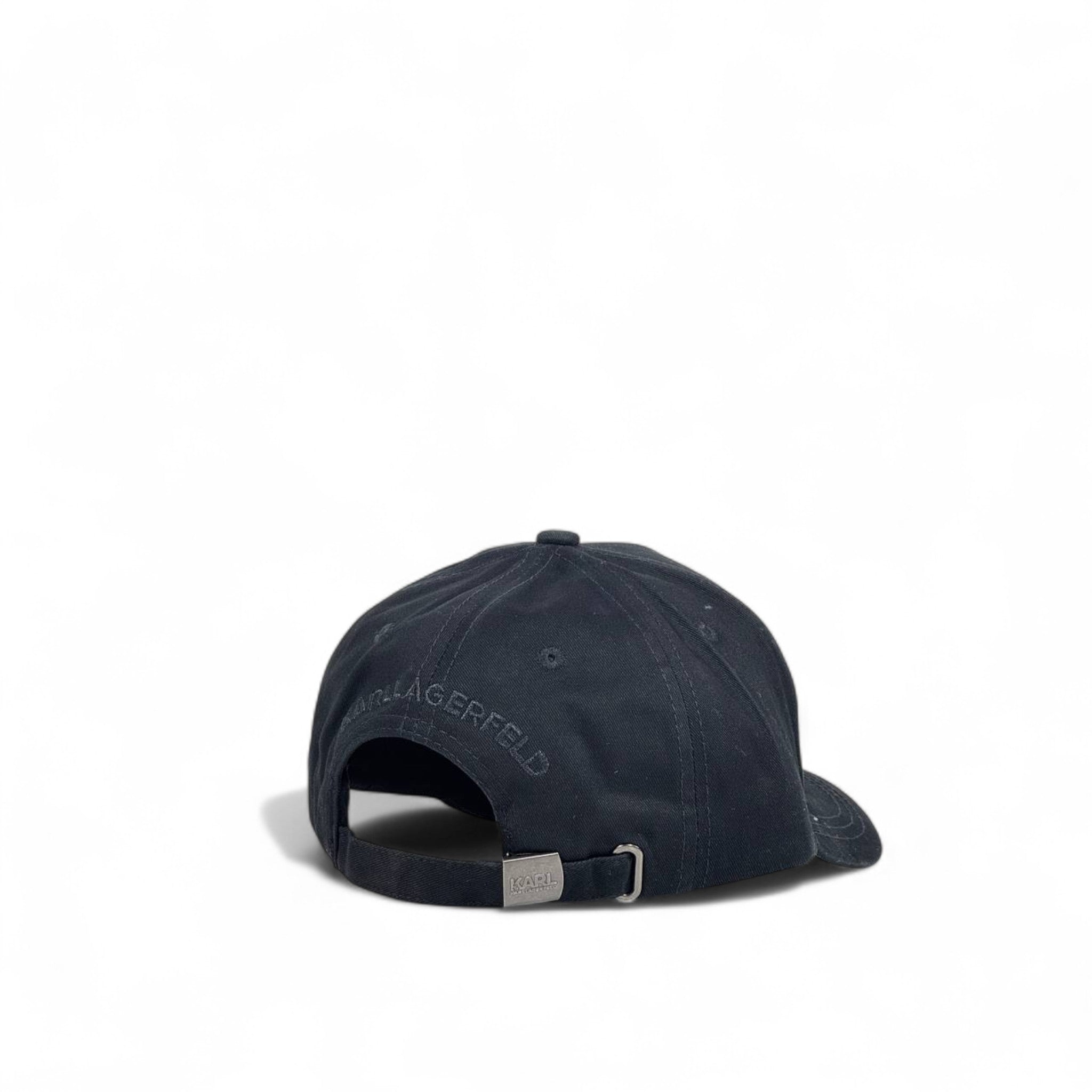 Karl Lagerfeld Style Black Logo Baseball Cap đź–¤ | Luxury Streetwear