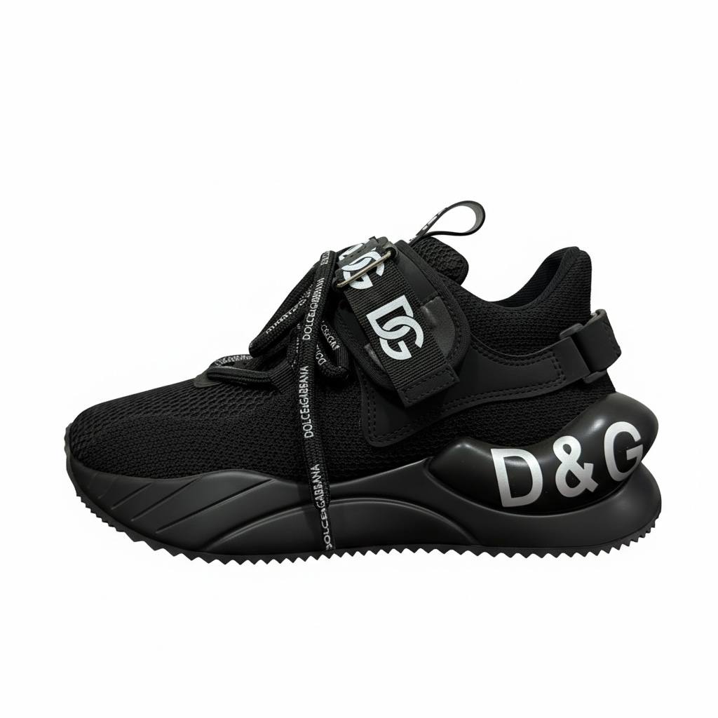 Dolce & Gabbana Black Logo Sneakers π€π₯ | Luxury Streetwear Statement πβ¨