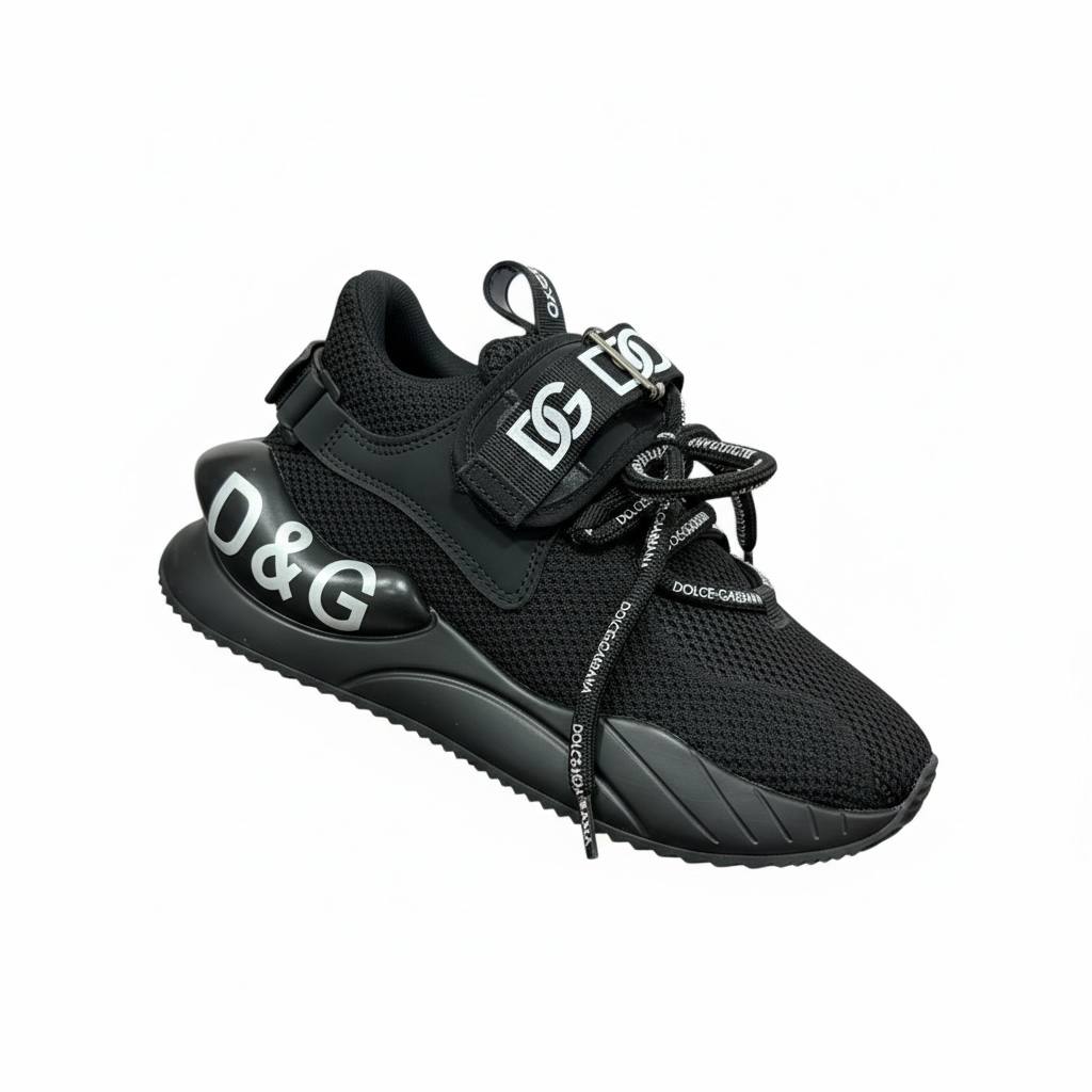 Dolce & Gabbana Black Logo Sneakers π€π₯ | Luxury Streetwear Statement πβ¨