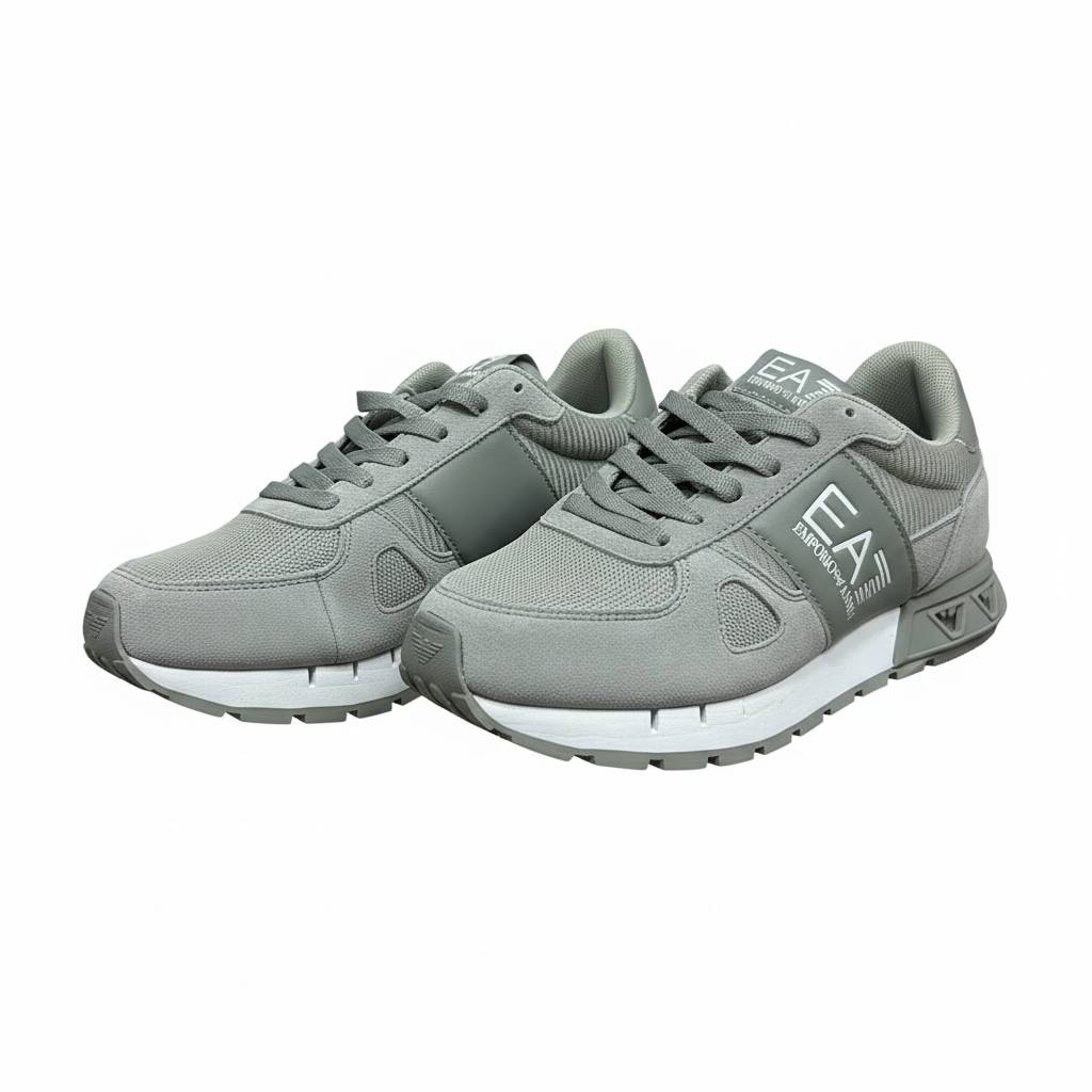 EA7 Emporio Armani Grey Sneakers ๐ฉถ๐ | Minimal Sport Luxury ๐ฅโจ