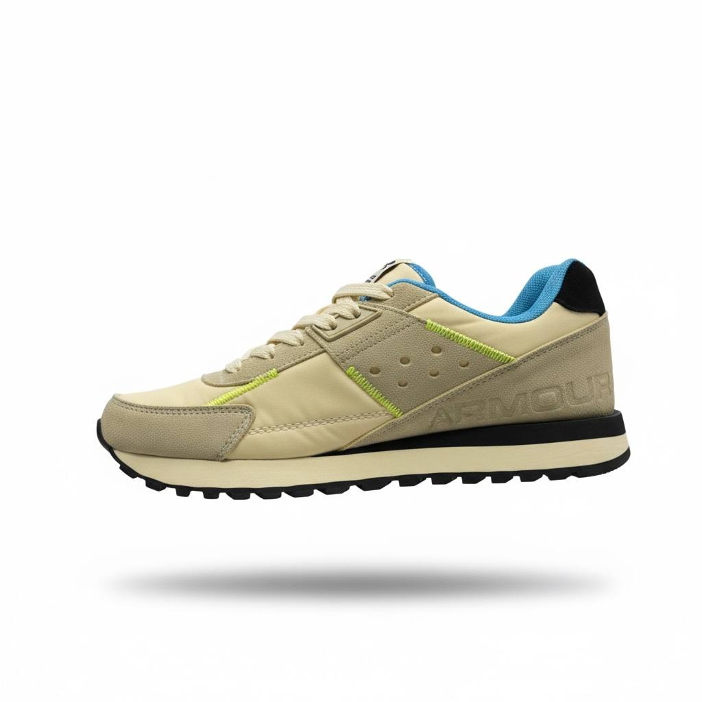Under Armour Beige & Neon Sneakers π€ππ | Sporty Everyday Comfort β‘π₯