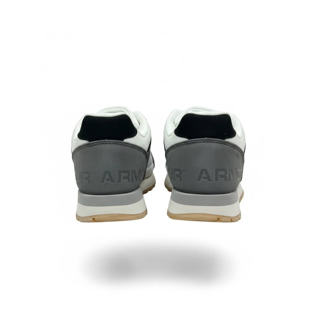 Under Armour White & Grey Sneakers π€π©Άπ | Clean Sport Performance Style β‘π₯