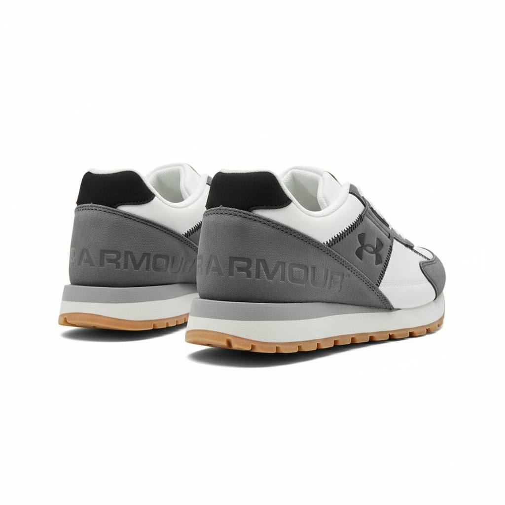 Under Armour White & Grey Sneakers π€π©Άπ | Clean Sport Performance Style β‘π₯