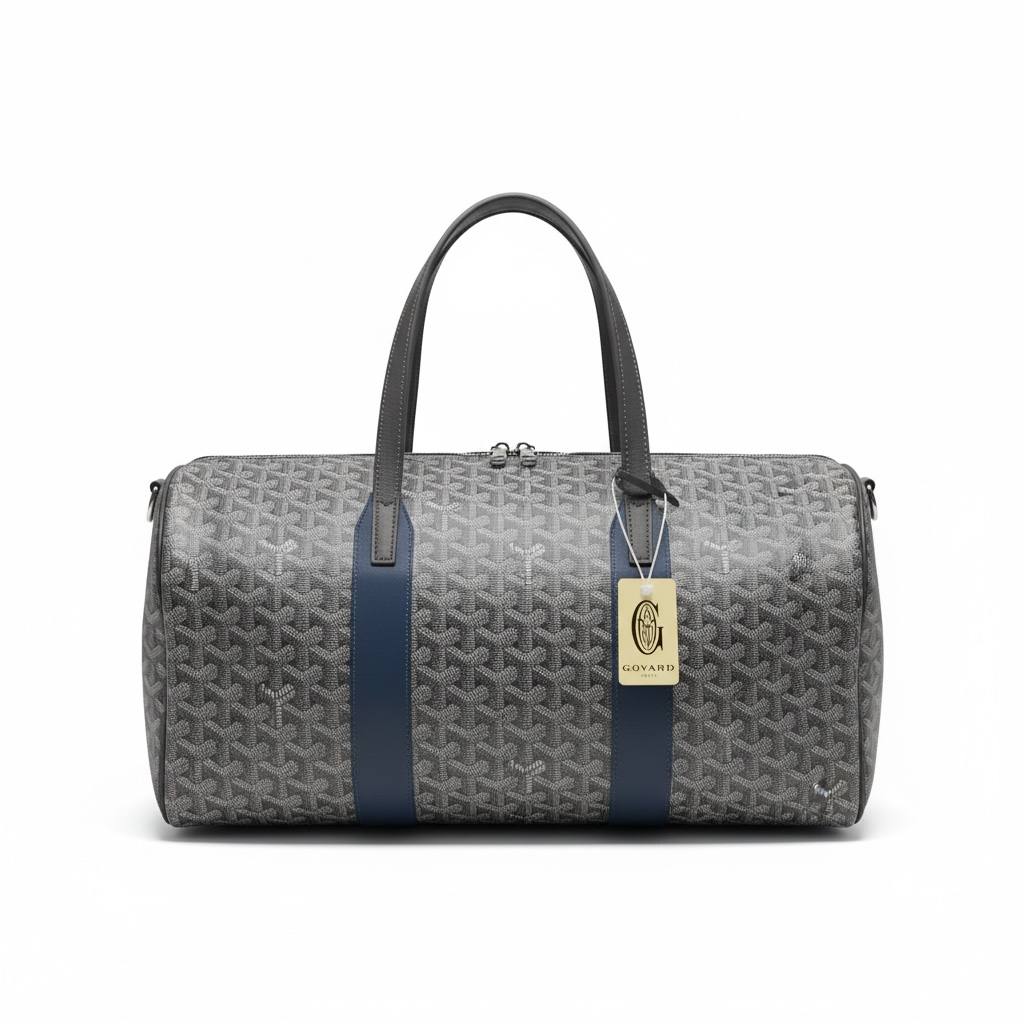 Goyard Grey Monogram Duffle Bag π§³π©Άβ¨ | Signature Luxury Travel Companion βοΈπ₯