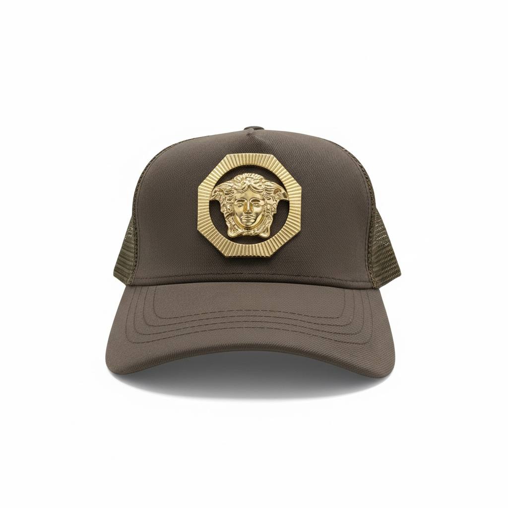 Versace Medusa Gold Emblem Cap π€β¨ | Iconic Luxury Statement
