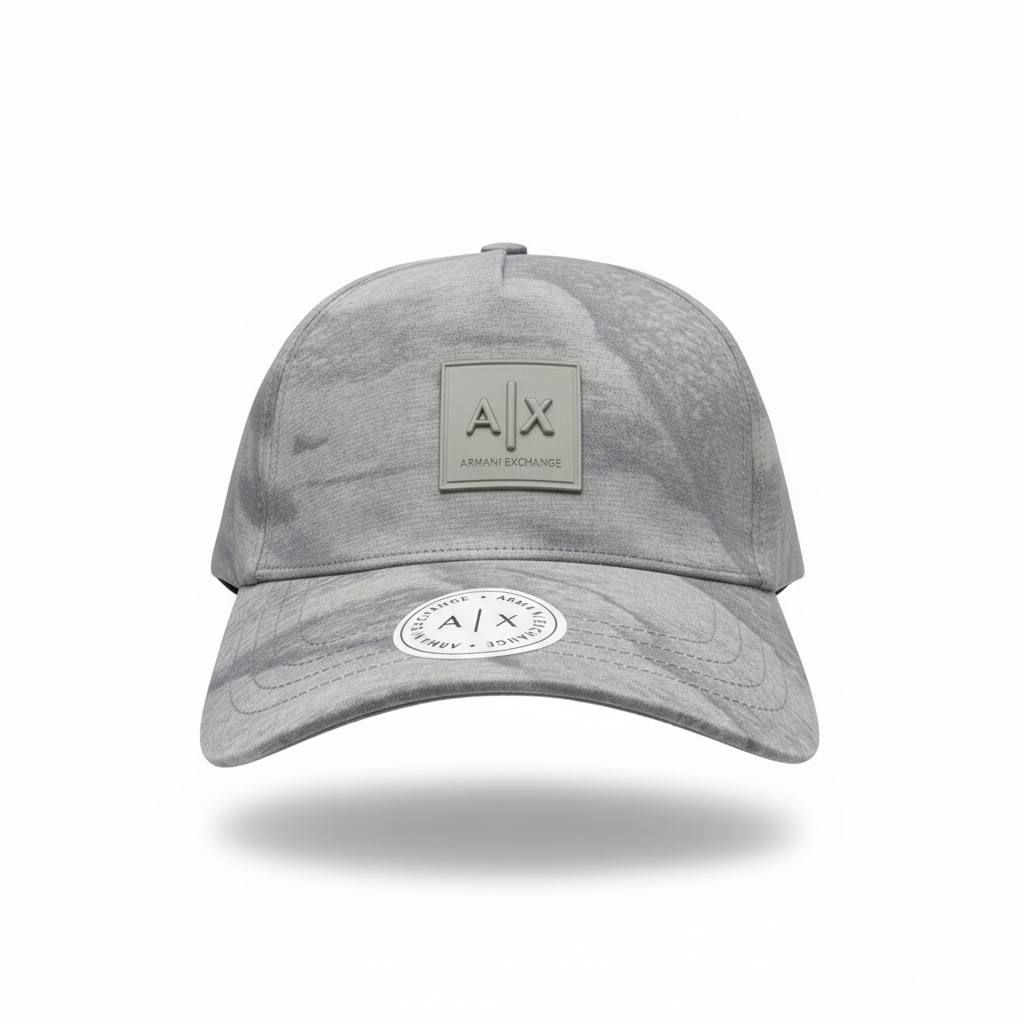 Armani Exchange AX Grey Logo Cap π©Άβ¨ | Modern Minimal Statement