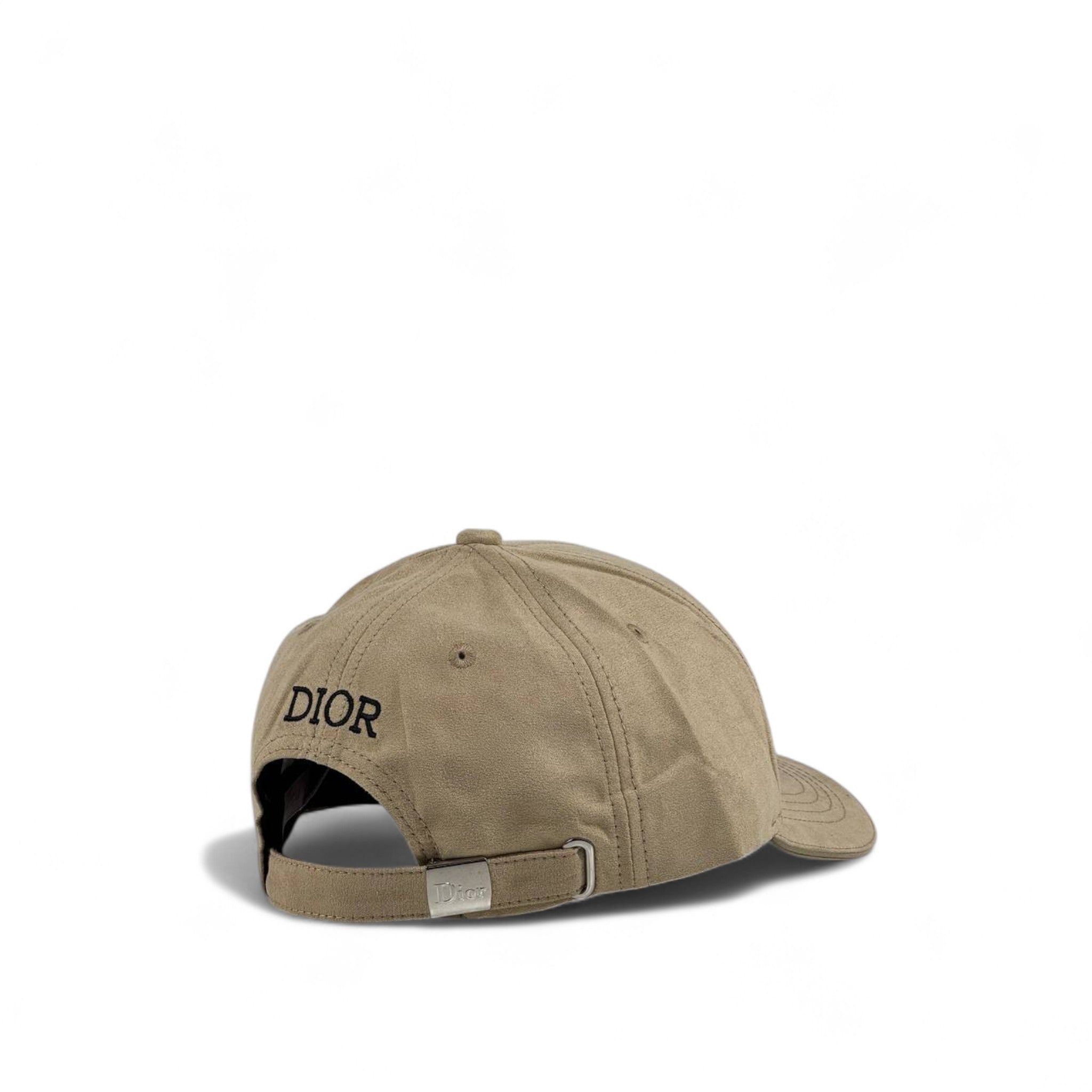 Dior Beige Suede Cap đ¤ | Luxury Designer Baseball Hat with Embroidered Logo