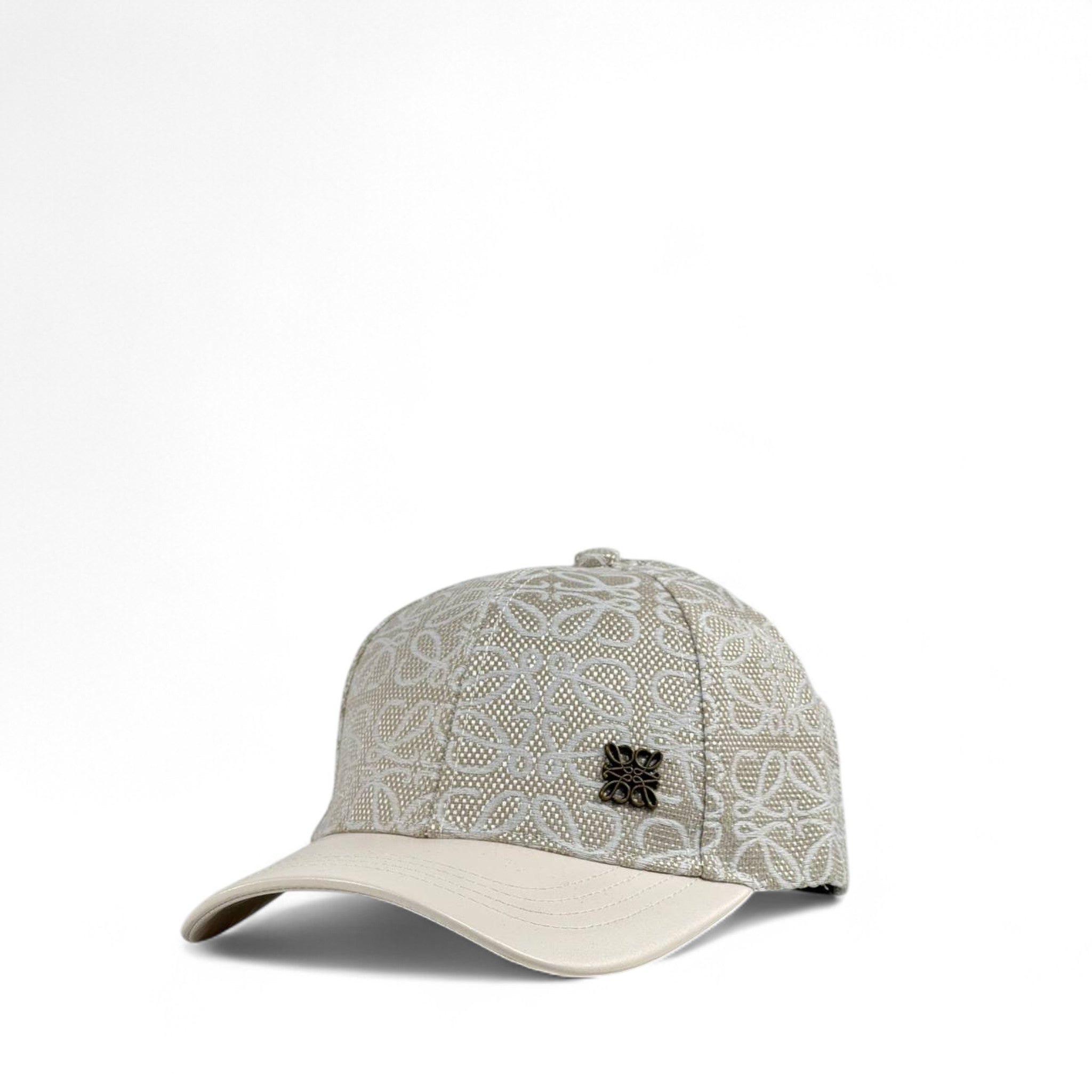 Loewe Beige Cap – Luxury Monogram Baseball Hat