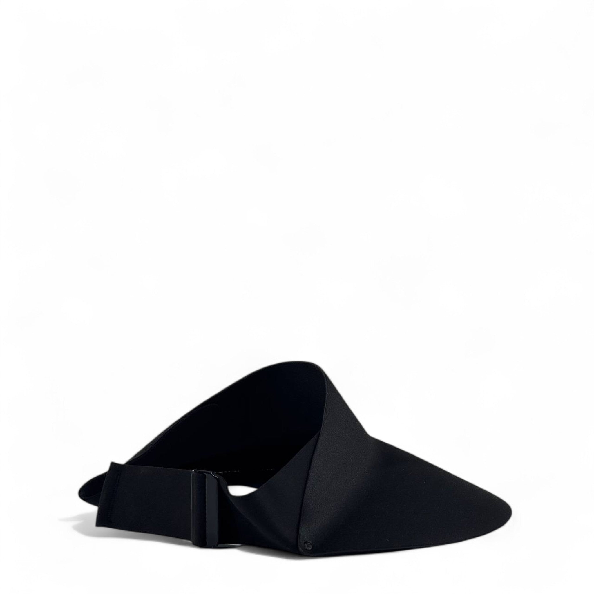 Alo Yoga Black Wide-Brim Futuristic Visor đź–¤ | Luxury Minimalist Sun Shield