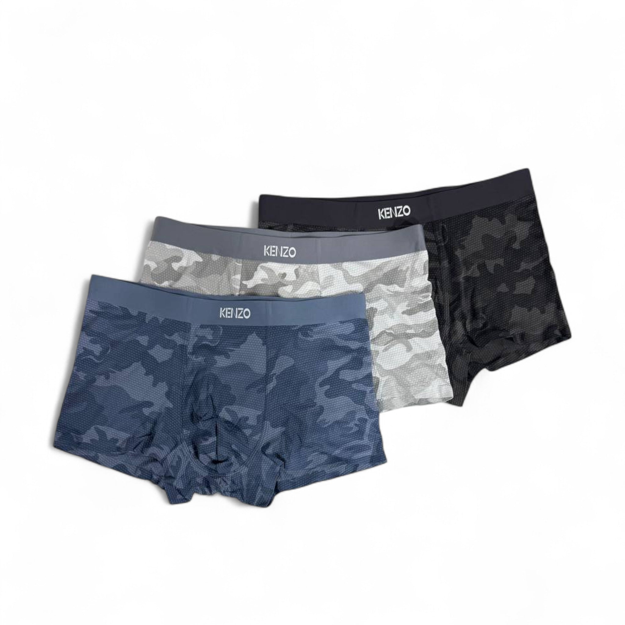 Kenzo Boxer Briefs (3-Pack) – Men’s Designer Camouflage Underwear