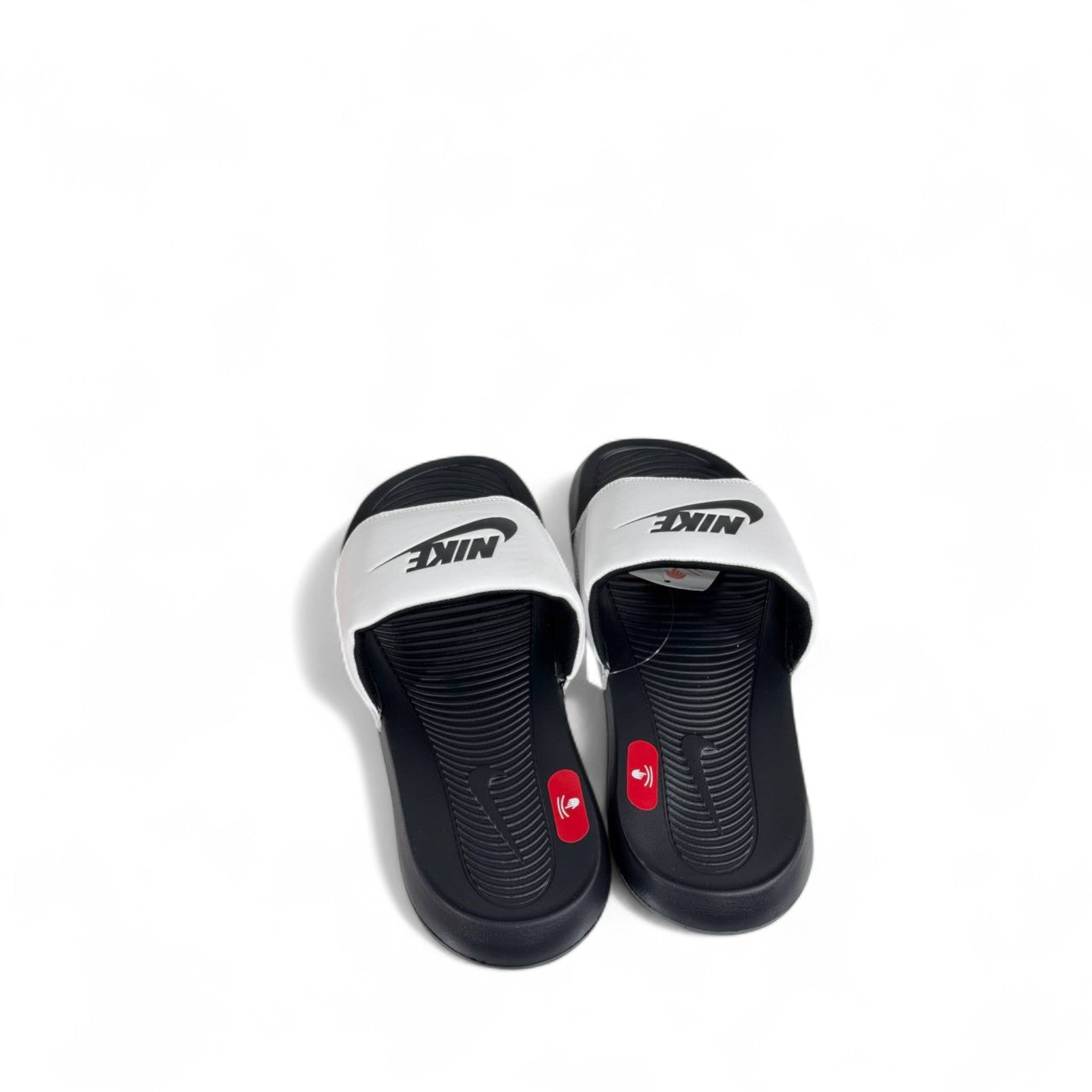 Nike Tech Black & White Slides β Classic Comfort & Sport Style