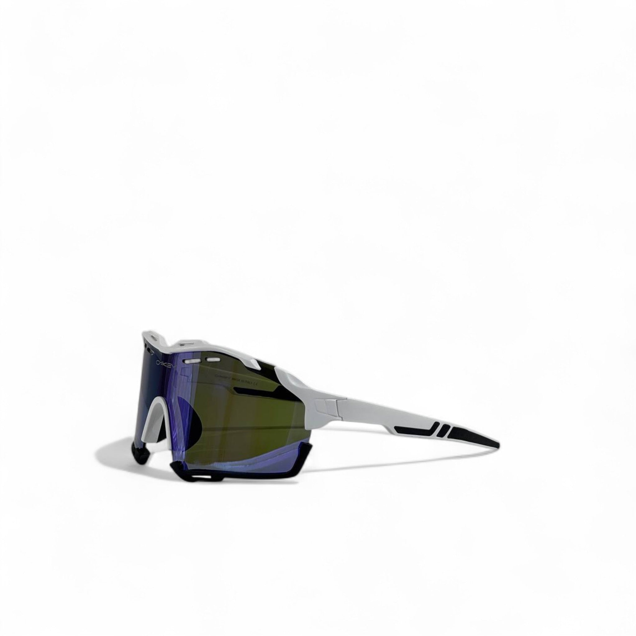 đ Oakley Jawbreaker Shield Sunglasses â White Frame / Prizm Iridium Lens