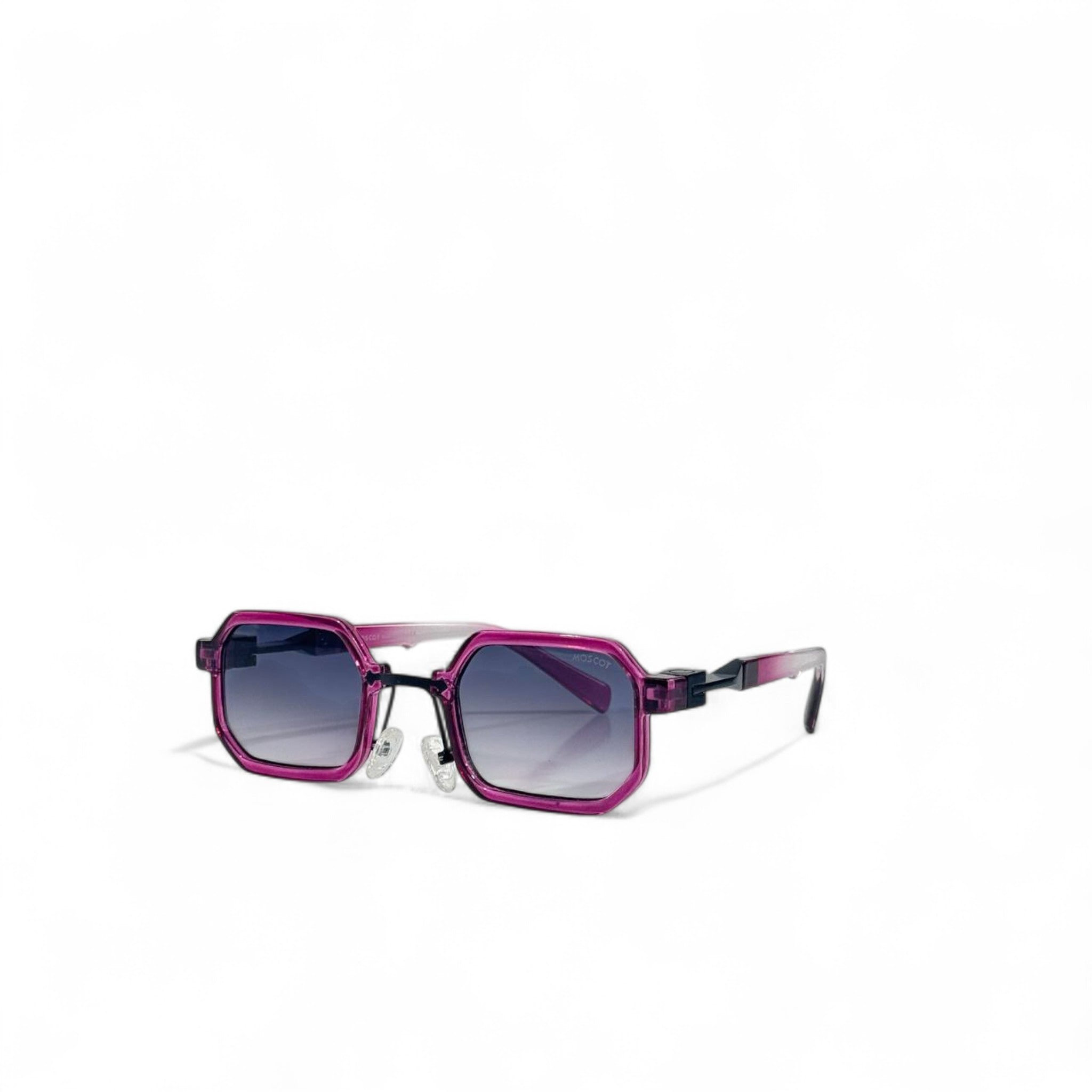 👇 🟣 Moscot Geometric Purple Sunglasses – Artistic NYC Style
