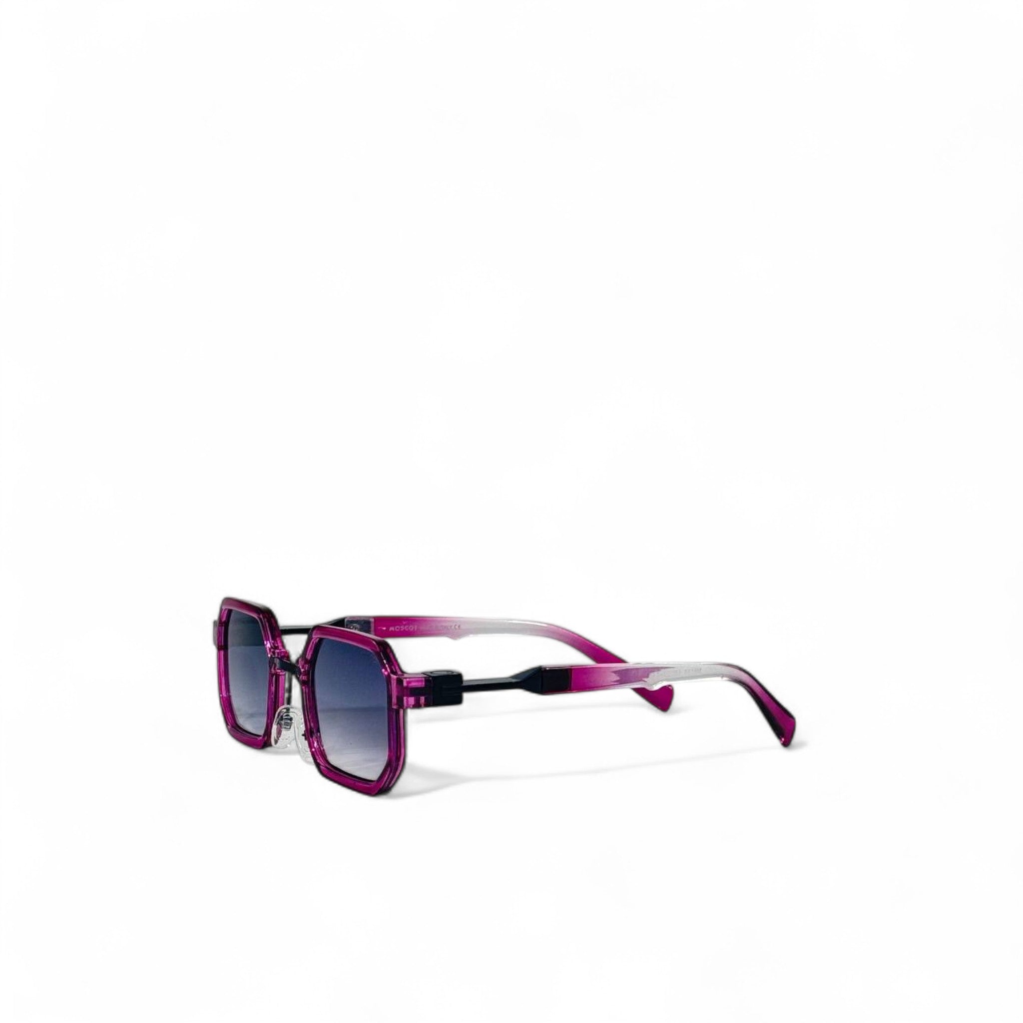 👇 🟣 Moscot Geometric Purple Sunglasses – Artistic NYC Style