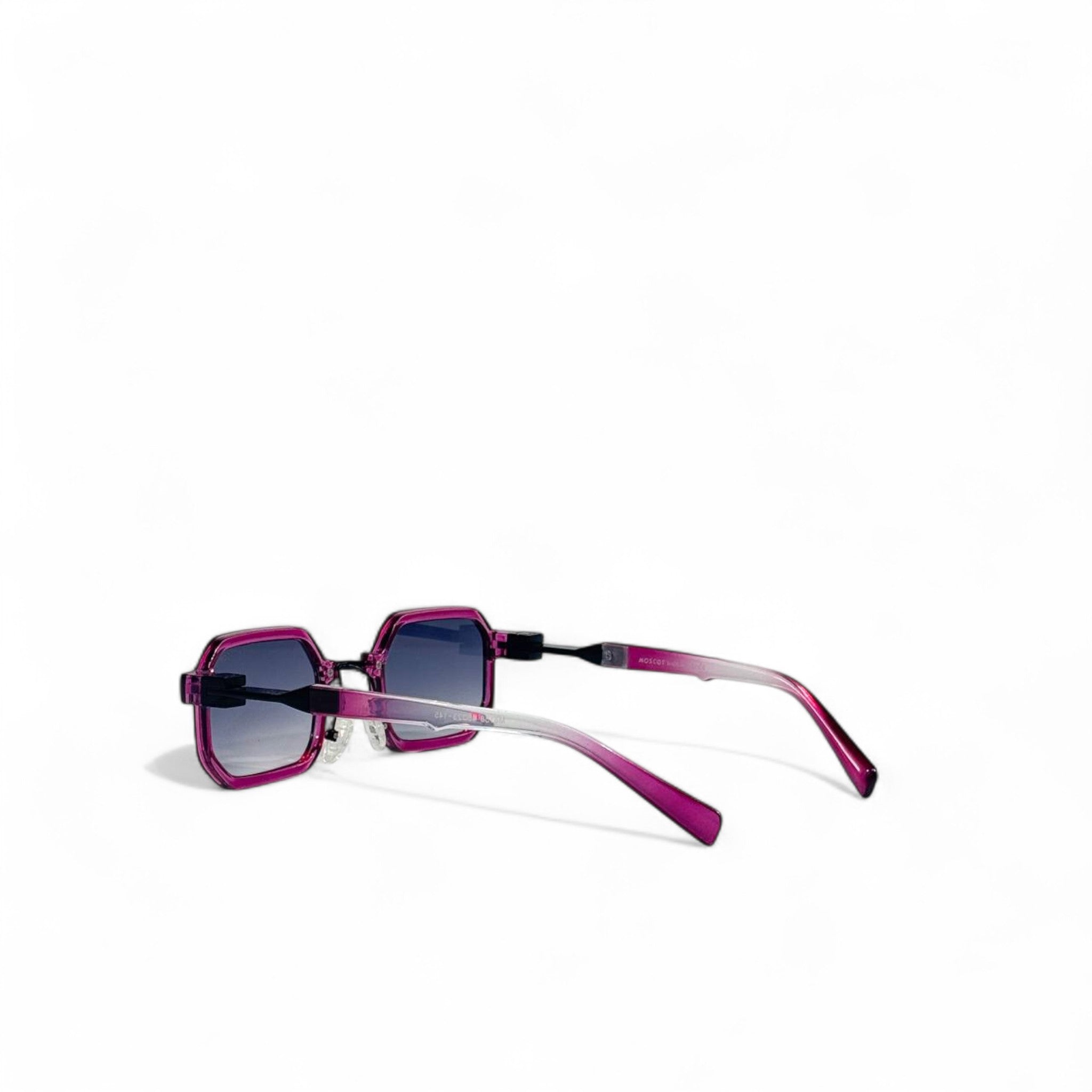 👇 🟣 Moscot Geometric Purple Sunglasses – Artistic NYC Style