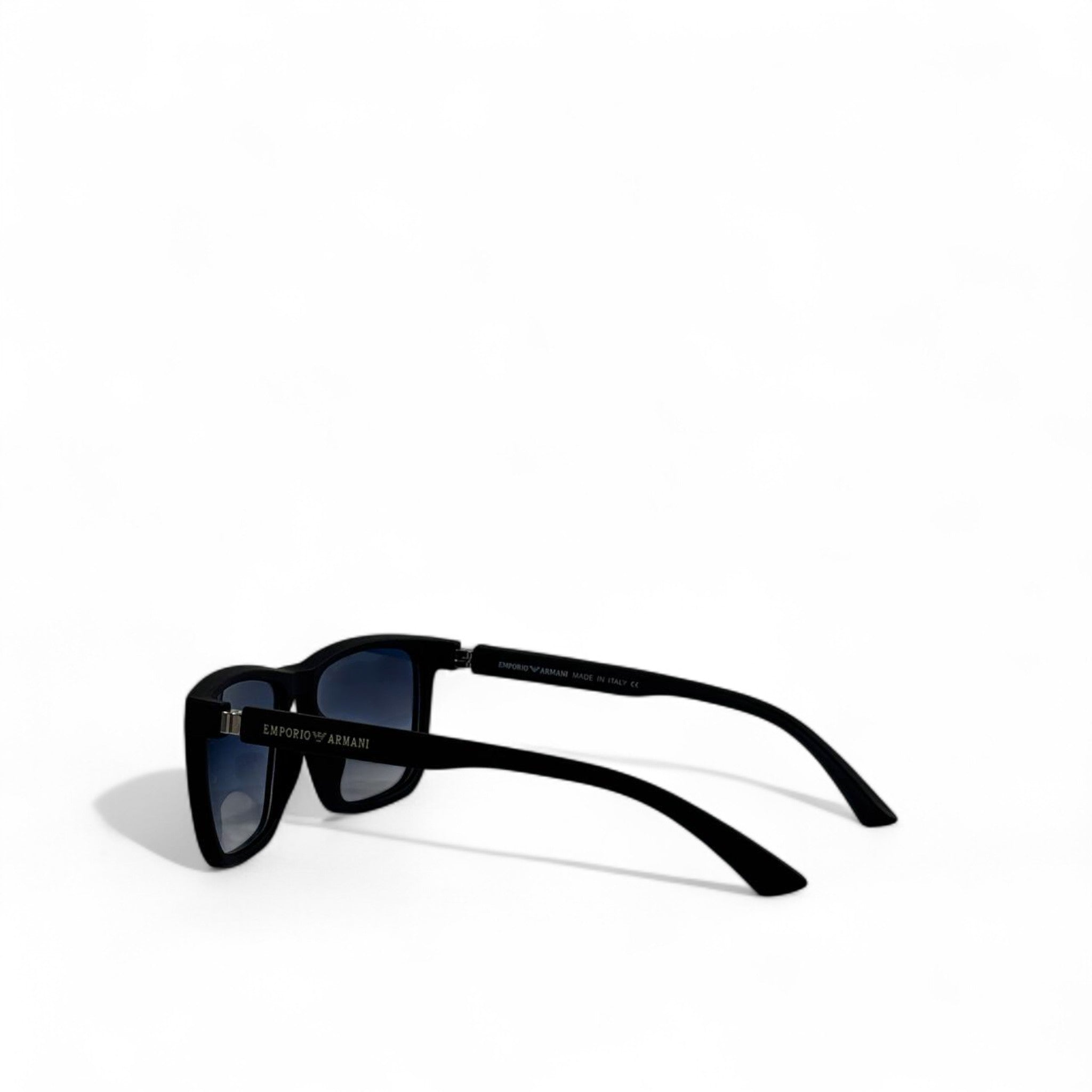 Emporio Armani Classic Square Sunglasses 🕶️✨ | Black & Blue Gradient Luxury Eyewear