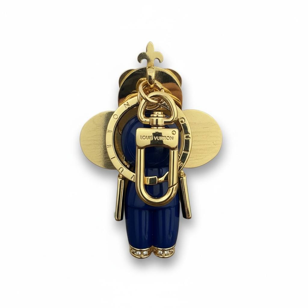 Louis Vuitton Vivienne Royal Crown Pendant 👑✨ | Gold & Crystal Collector Edition