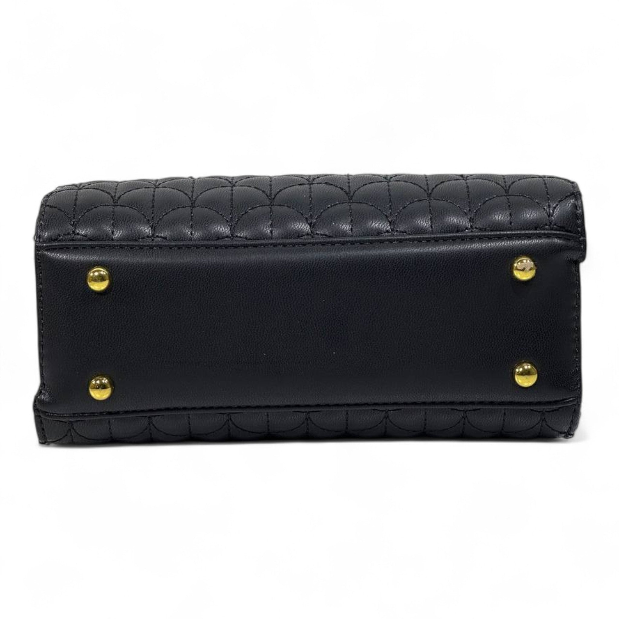 BVLGARI Black Quilted Handbag with Gold Serpent Handles β Luxury Iconic Design π€β¨