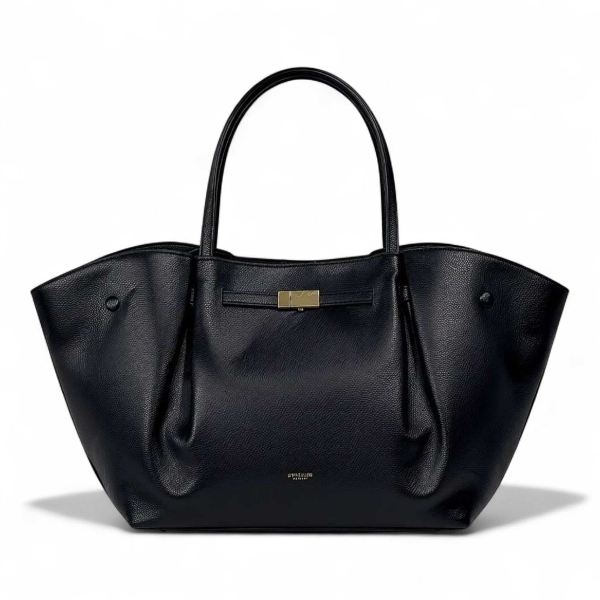 ✨ DeMellier London Soft Sculpted Tote – Black Luxe Edition ✨